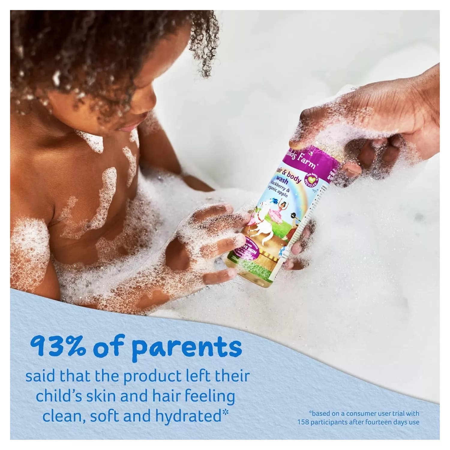 Childs Farm Kids Blackberry & Organic Apple Hair & Body Wash 250ml