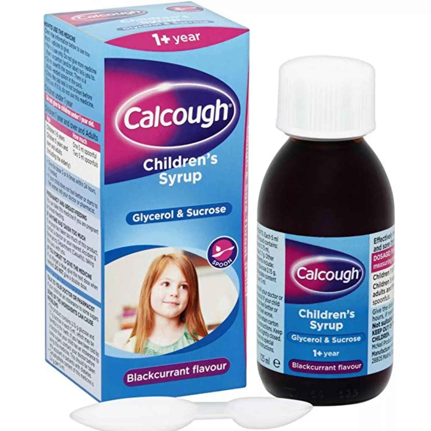 Calcough Childrens Syrup Blackcurrant 125ml