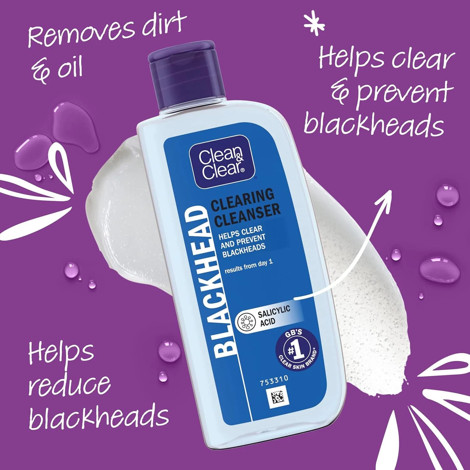 Clean & Clear Blackhead Clearing Cleanser 200ml