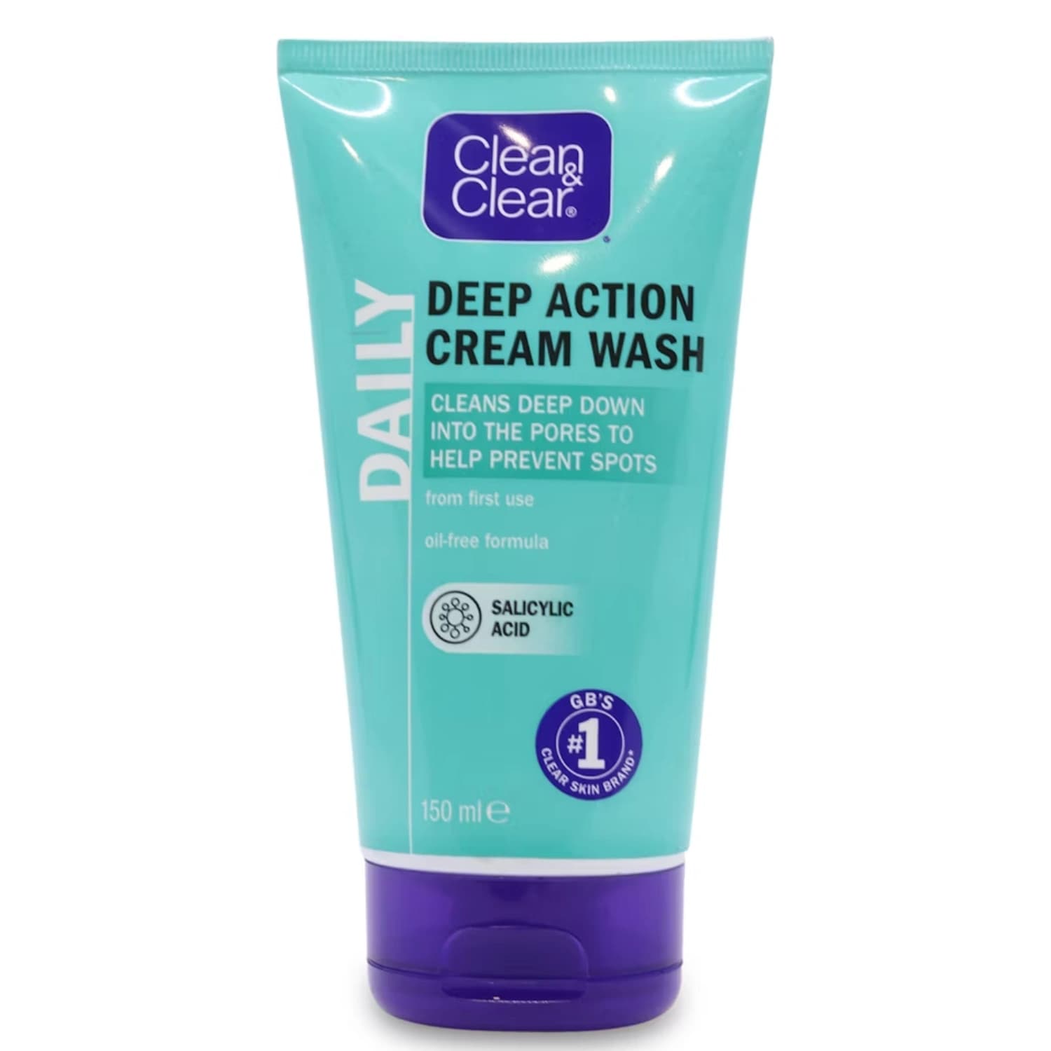 Clean & Clear Daily Deep Action Cream Wash 150ml