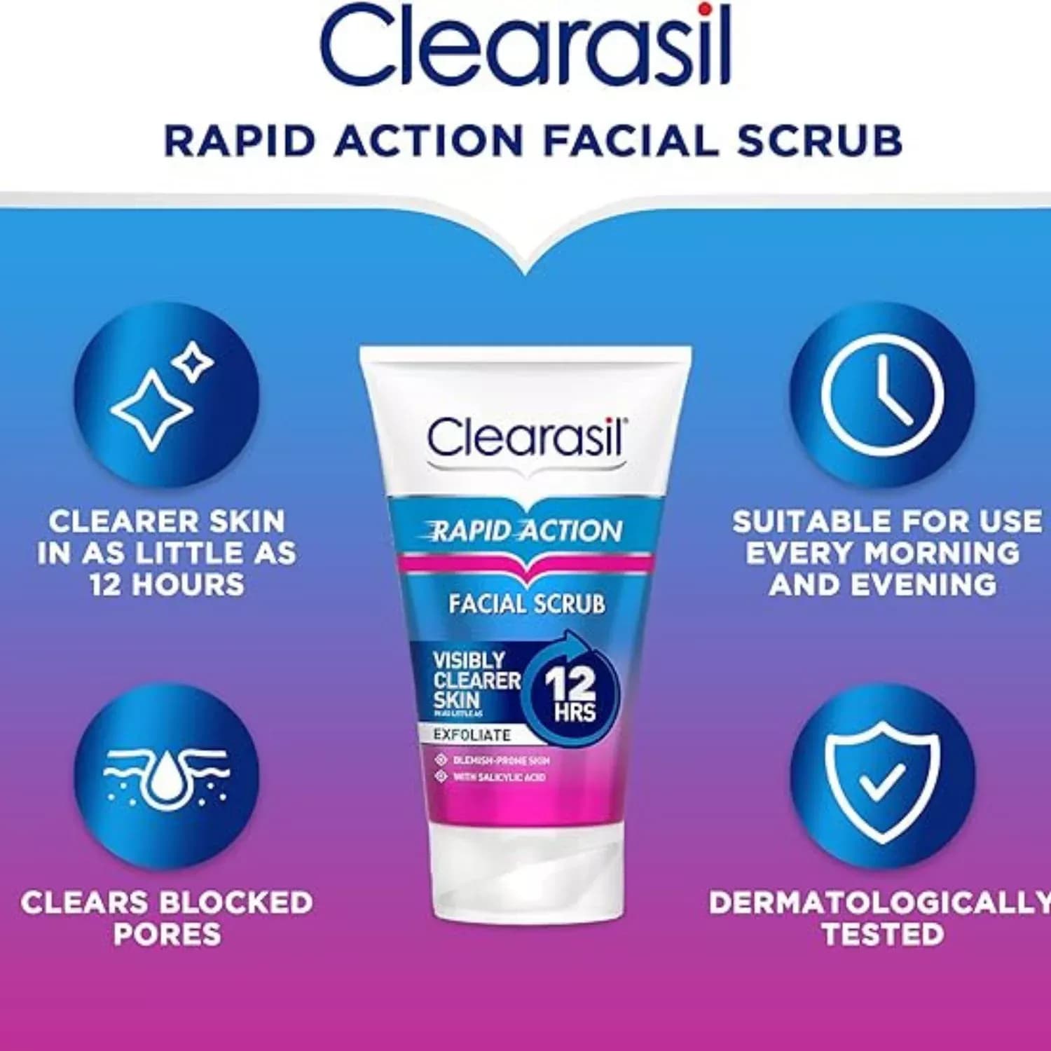 Clearasil Rapid Action Scrub 125ml