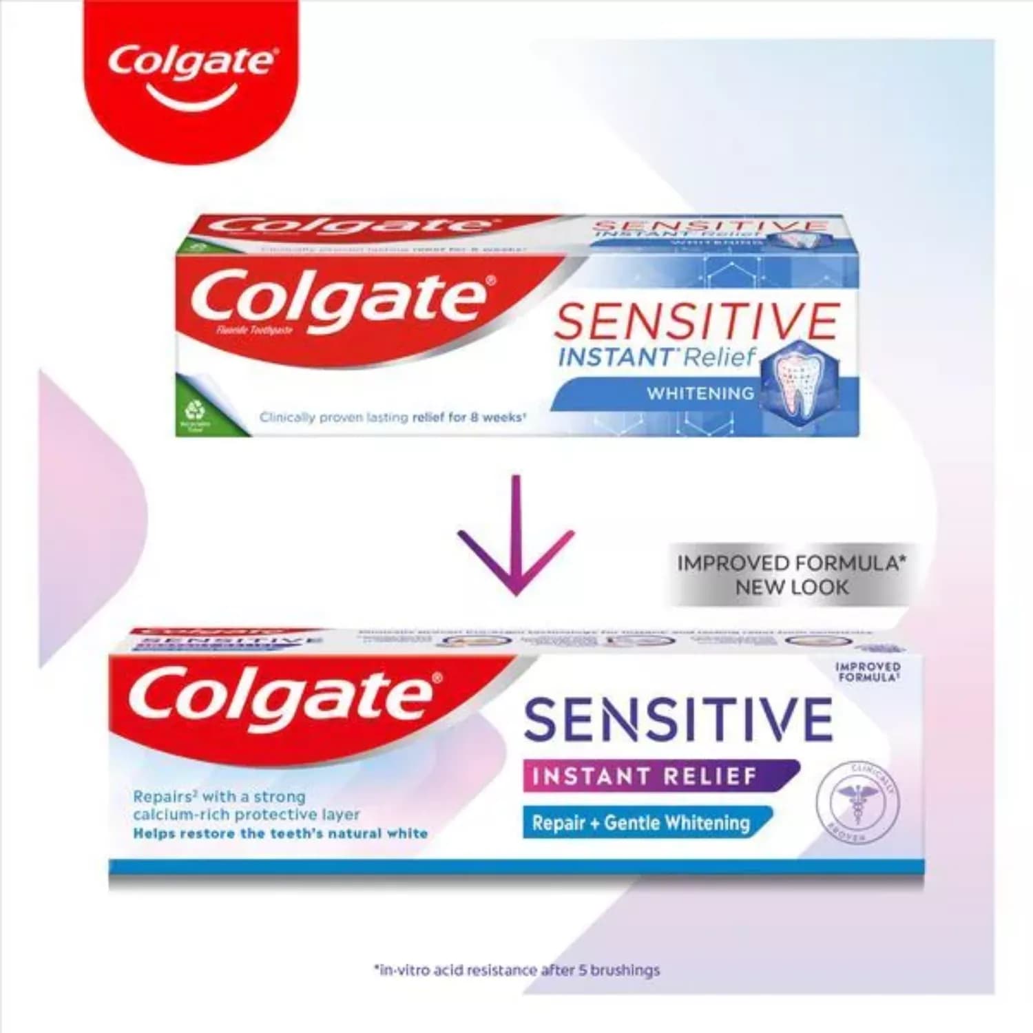 COLGATE Sensitive Instant Relief Whitening Toothpaste 75ml