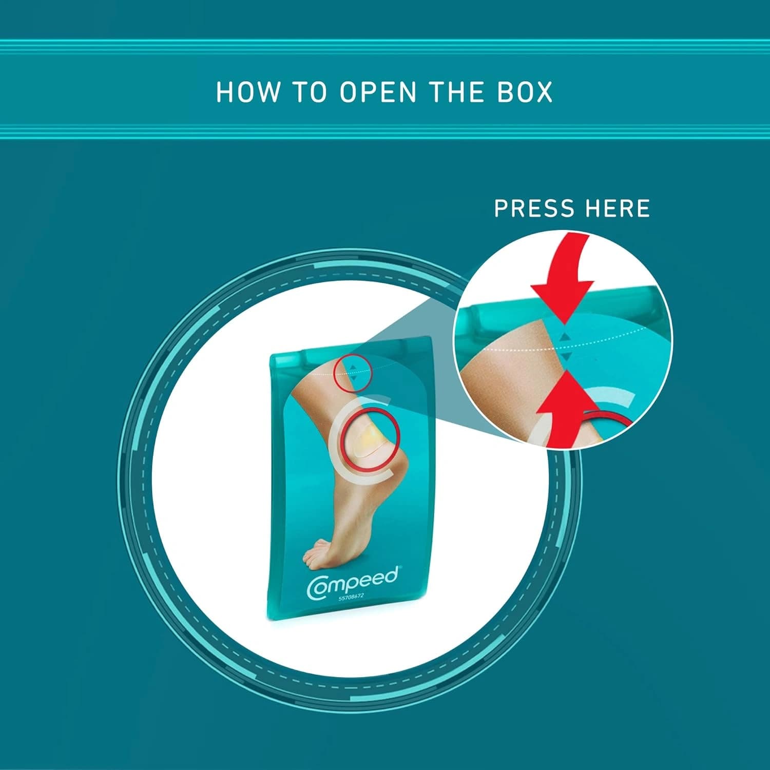Compeed Medium Size Blister Plasters - 5 Plasters