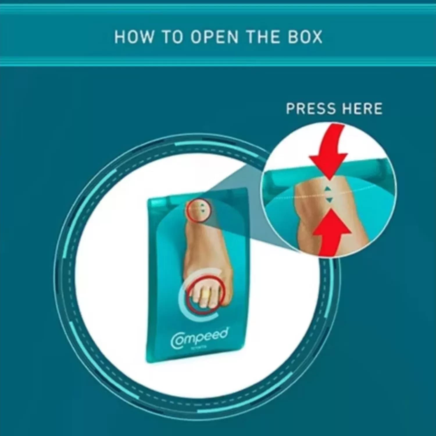 Compeed Blister Plaster for Toes 8 Plasters