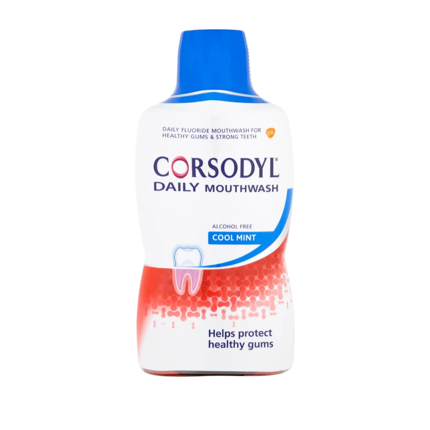 Corsodyl Daily Gum Care Mouthwash Cool Mint 500ml