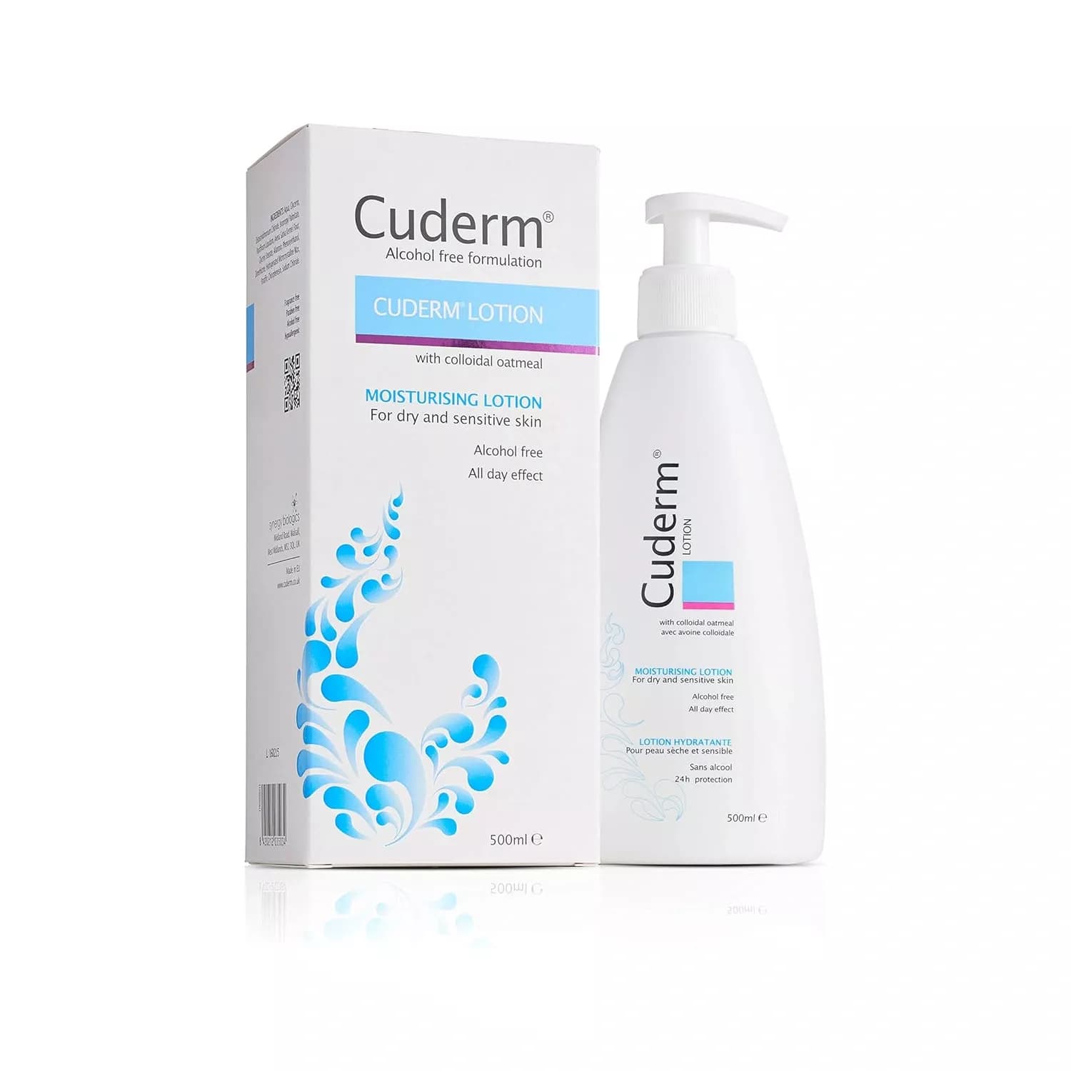 Cuderm Lotion All Over Body Moisturiser 500ml