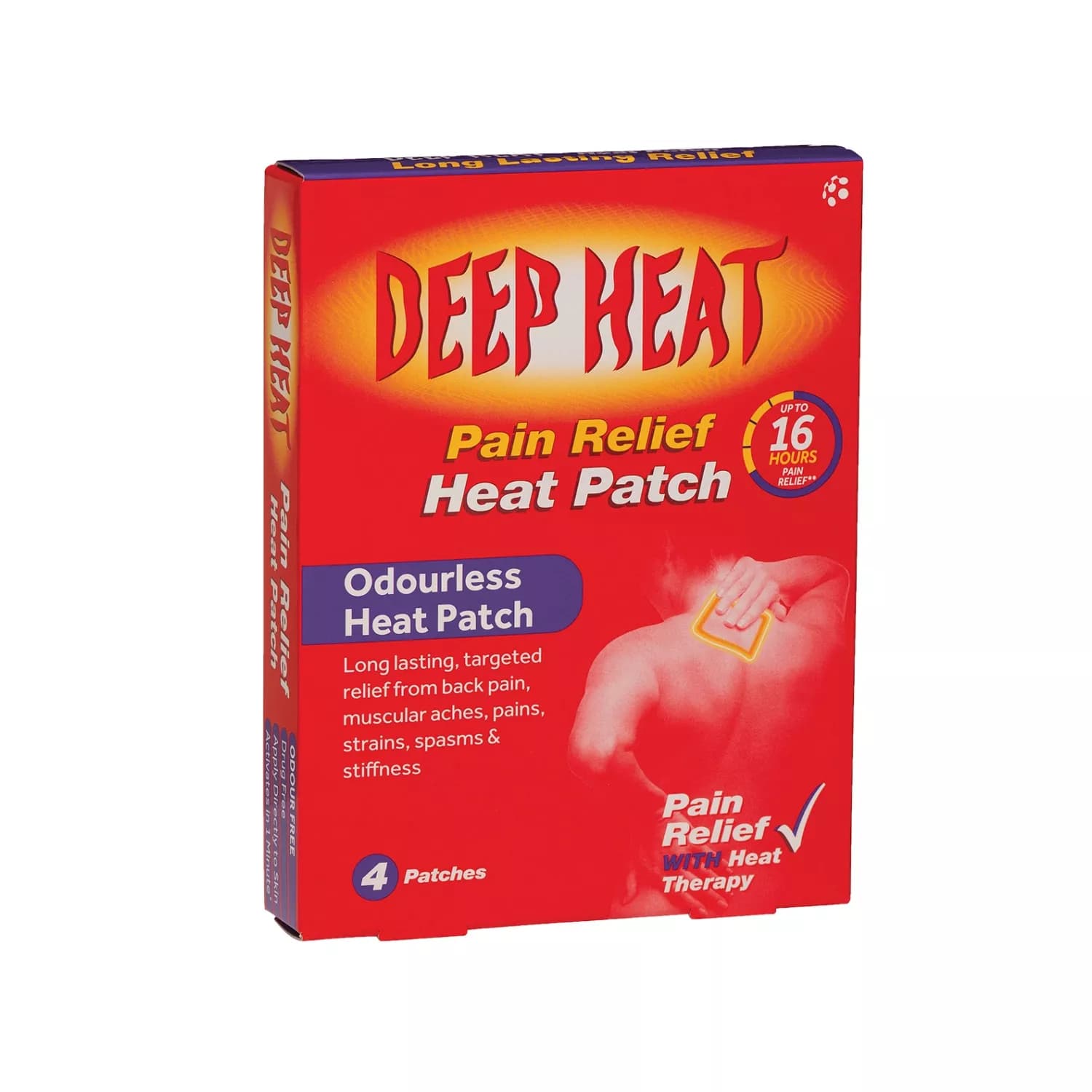 Deep Heat Pain Relief Heat Patch - 4 Patches