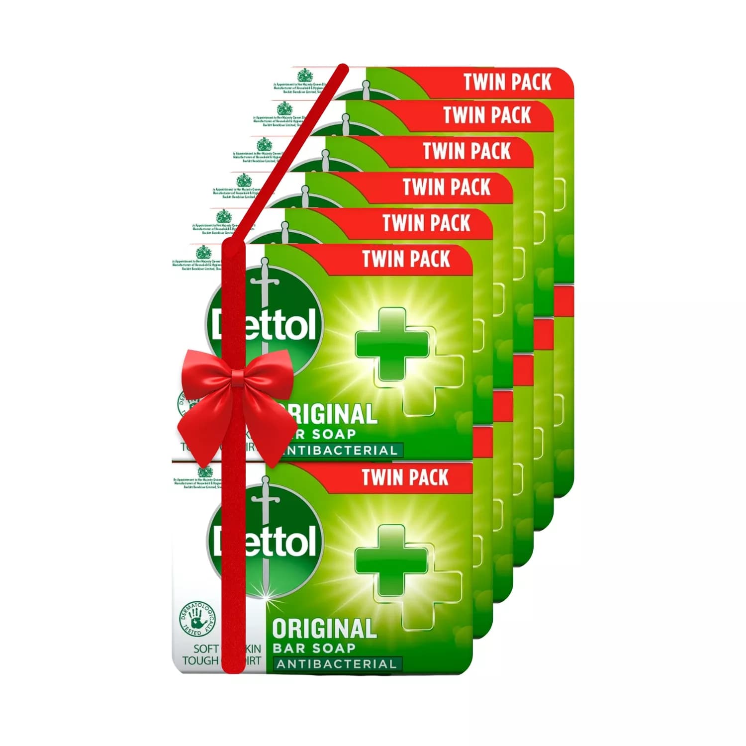 6x Dettol Original Antibacterial Soap Bar (2x100g)