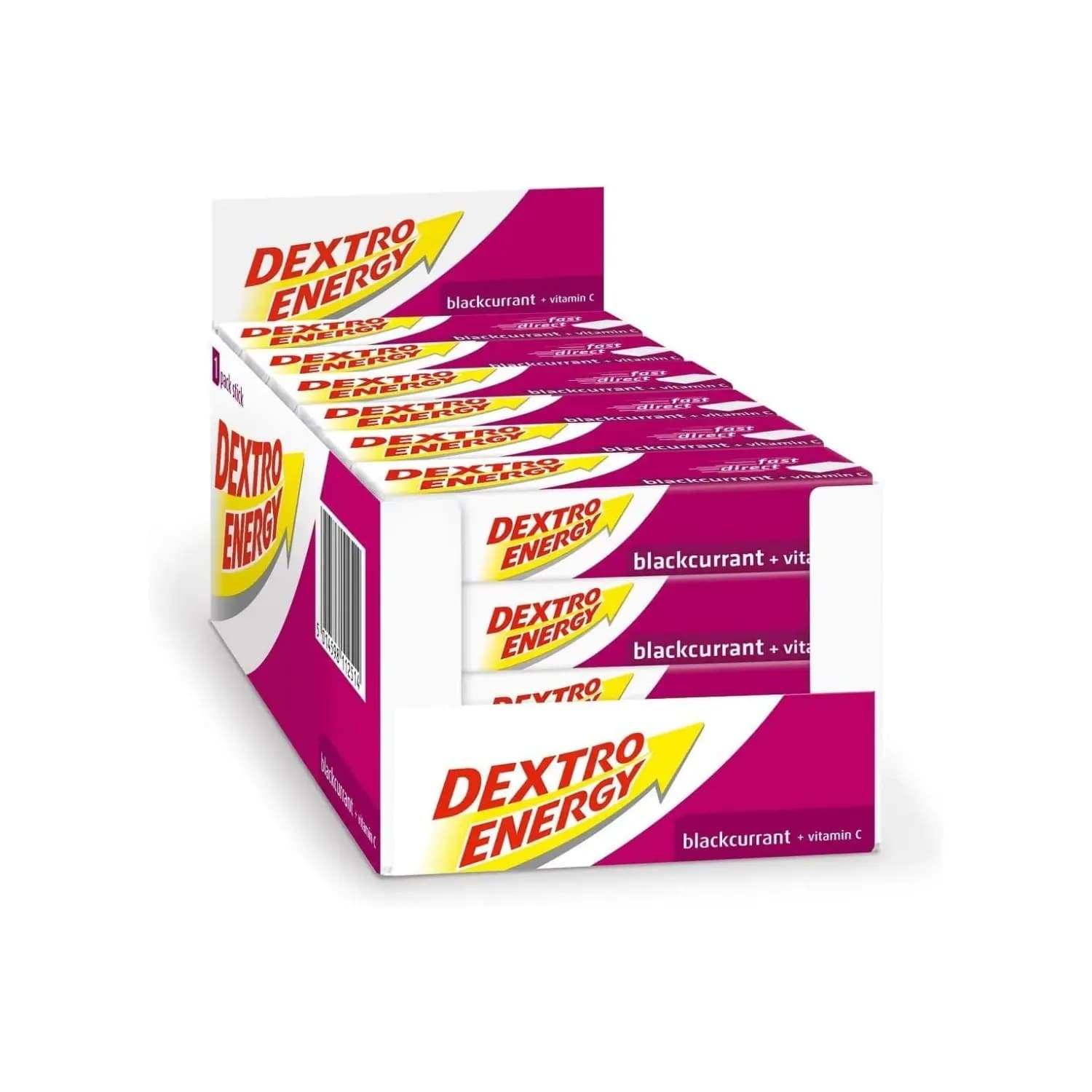 Dextro Energy Blackcurrant + Vitamin C Dextrose Tablets 24 x 47g