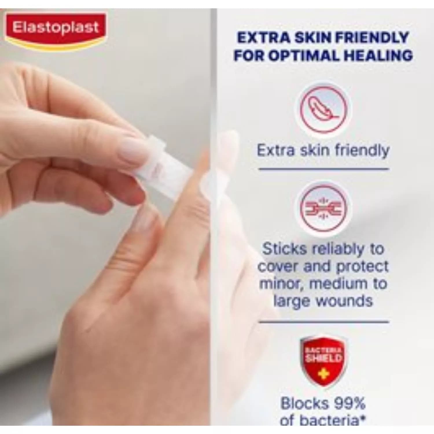 Elastoplast Sensitive Plaster Skin Friendly Assorted Strips x20