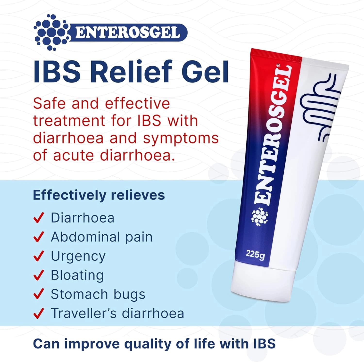 Enterosgel IBS Relief Gel Tube 225g
