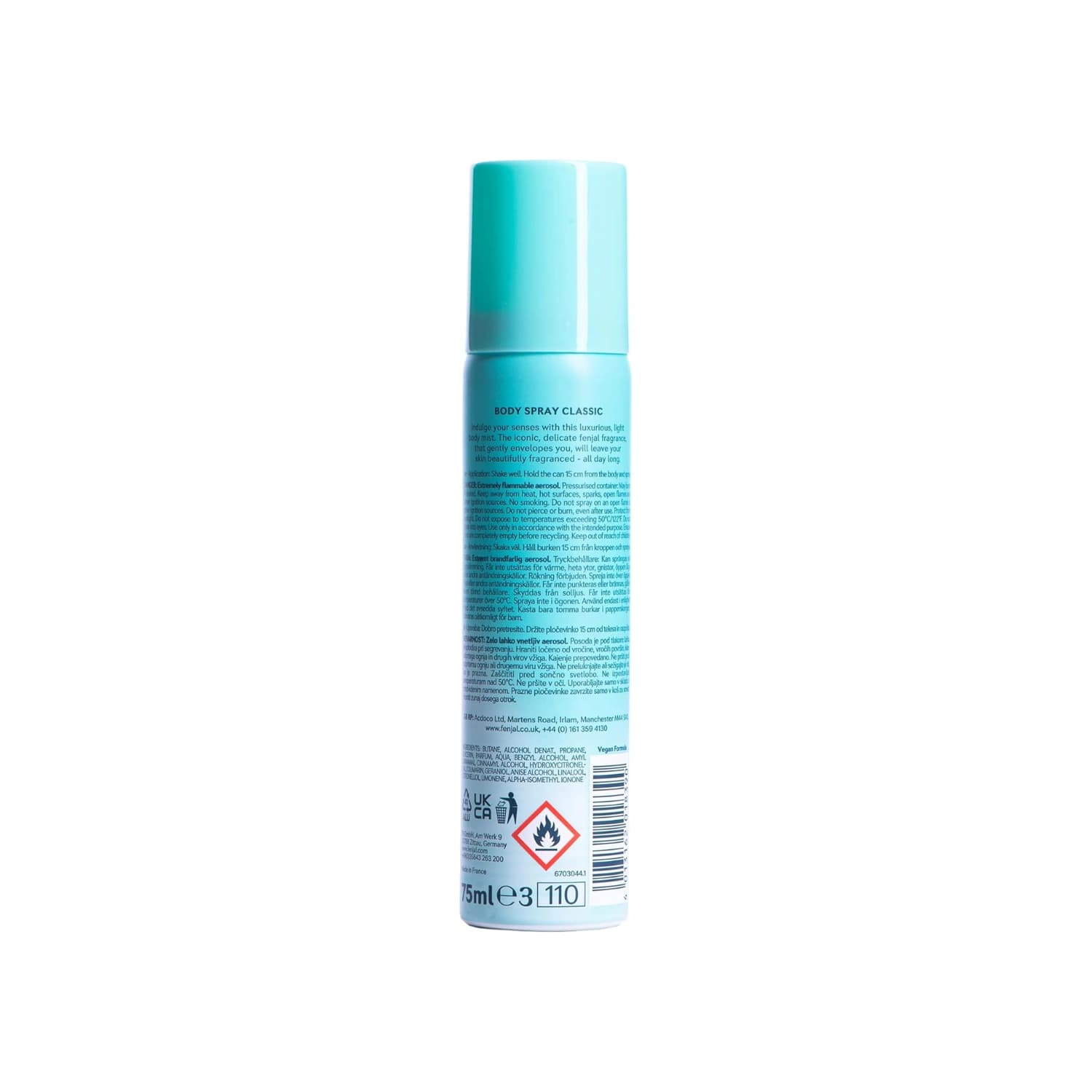 Fenjal Classic Body Spray 75ml