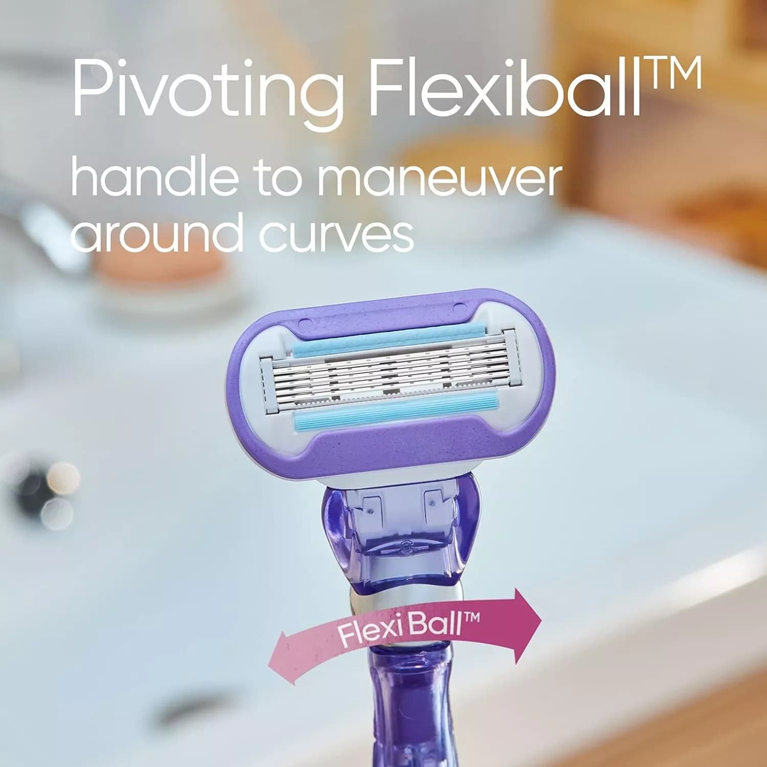 Gillette Venus Swirl Flexiball Razor For Womens