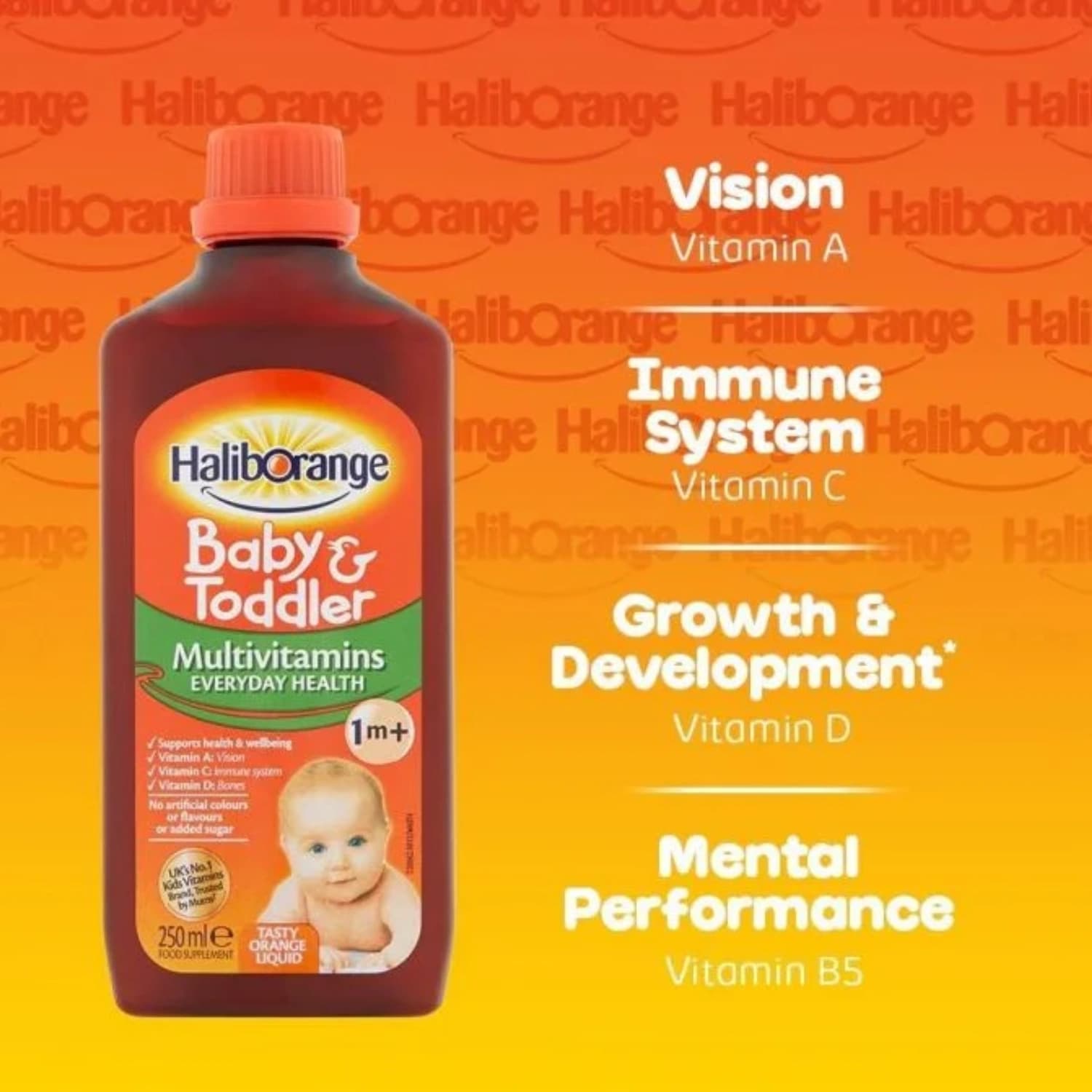 Haliborange Baby & Toddler Multivitamins 250ml - Pack of 3