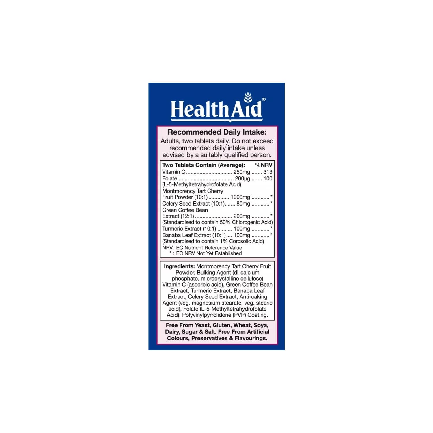 HealthAid Uriprinol Vegan 60 Tablets