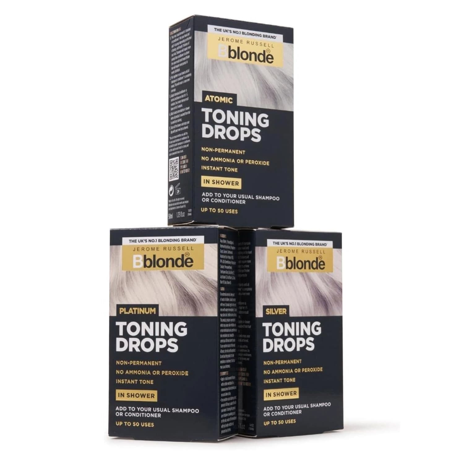 Jerome Russell Bblonde Toning Drops Silver 50ml