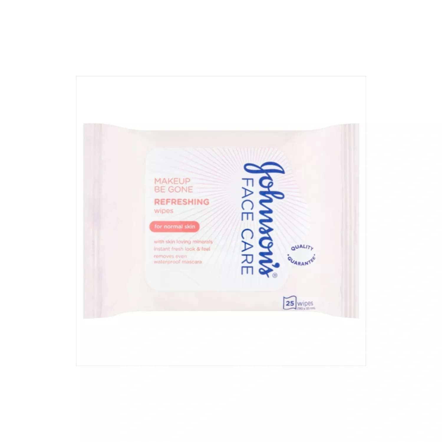 Johnson's Face Care Makeup Be Gone Refreshing 25 Wipes