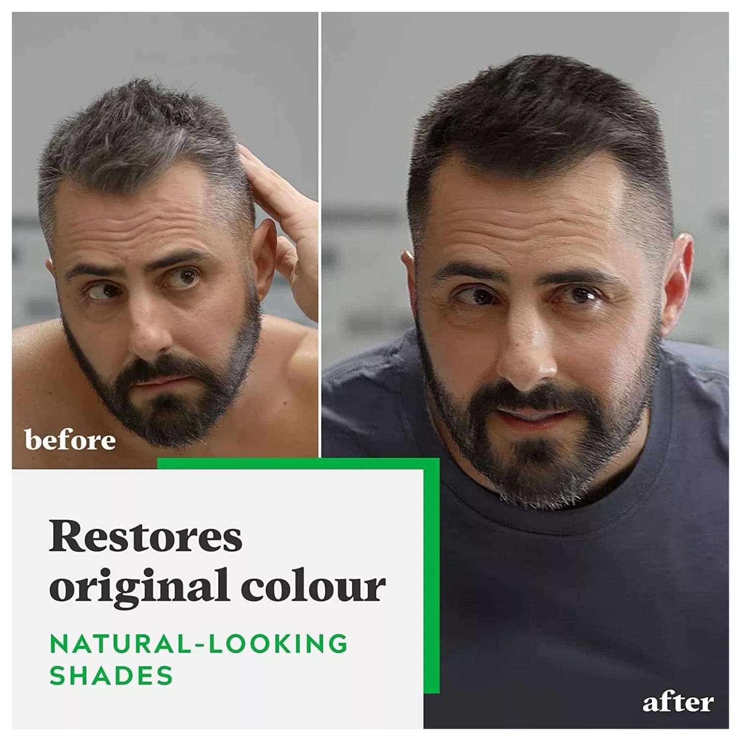 Just For Men Original Formula H-45 Dark Brown Black Hair Dye