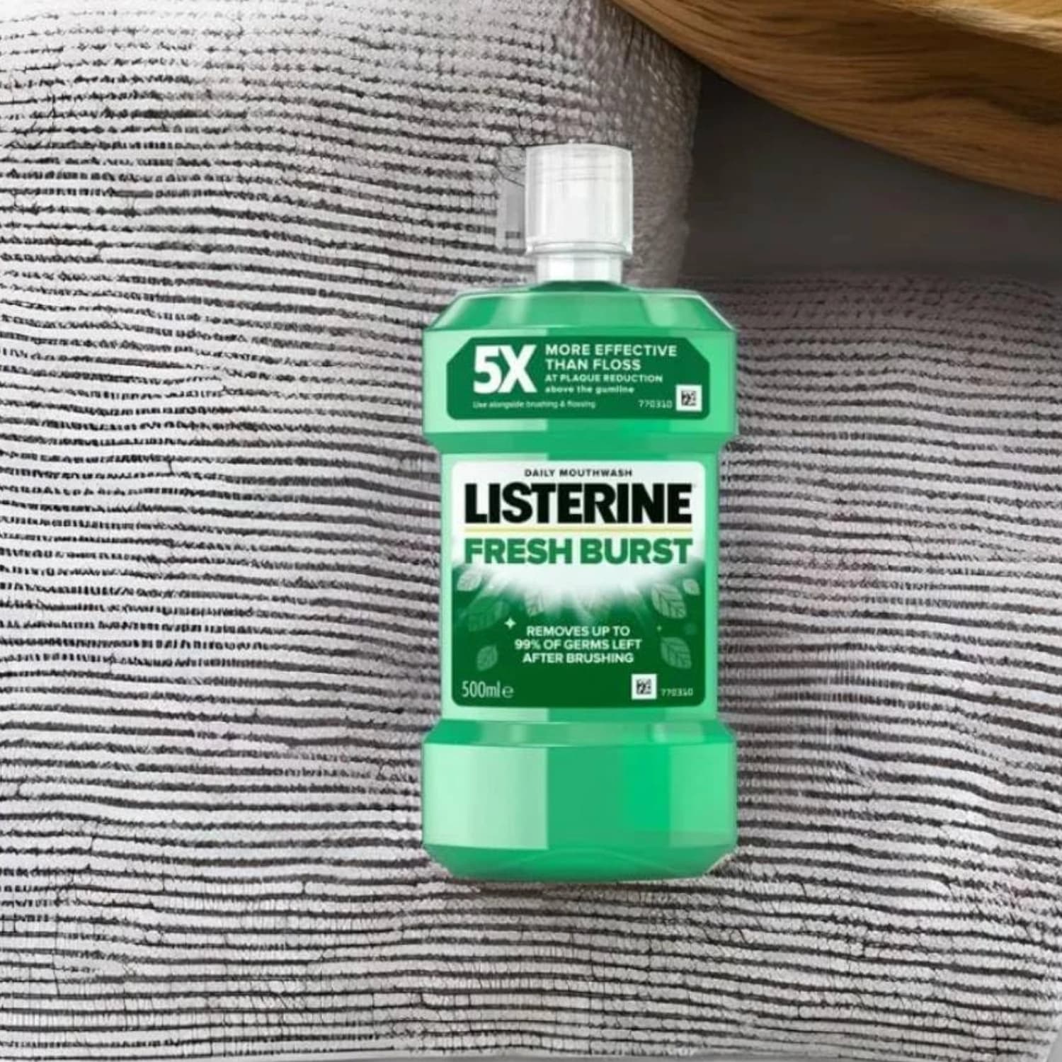 Listerine Mouthwash Fresh Burst 500ml - 4 Pack