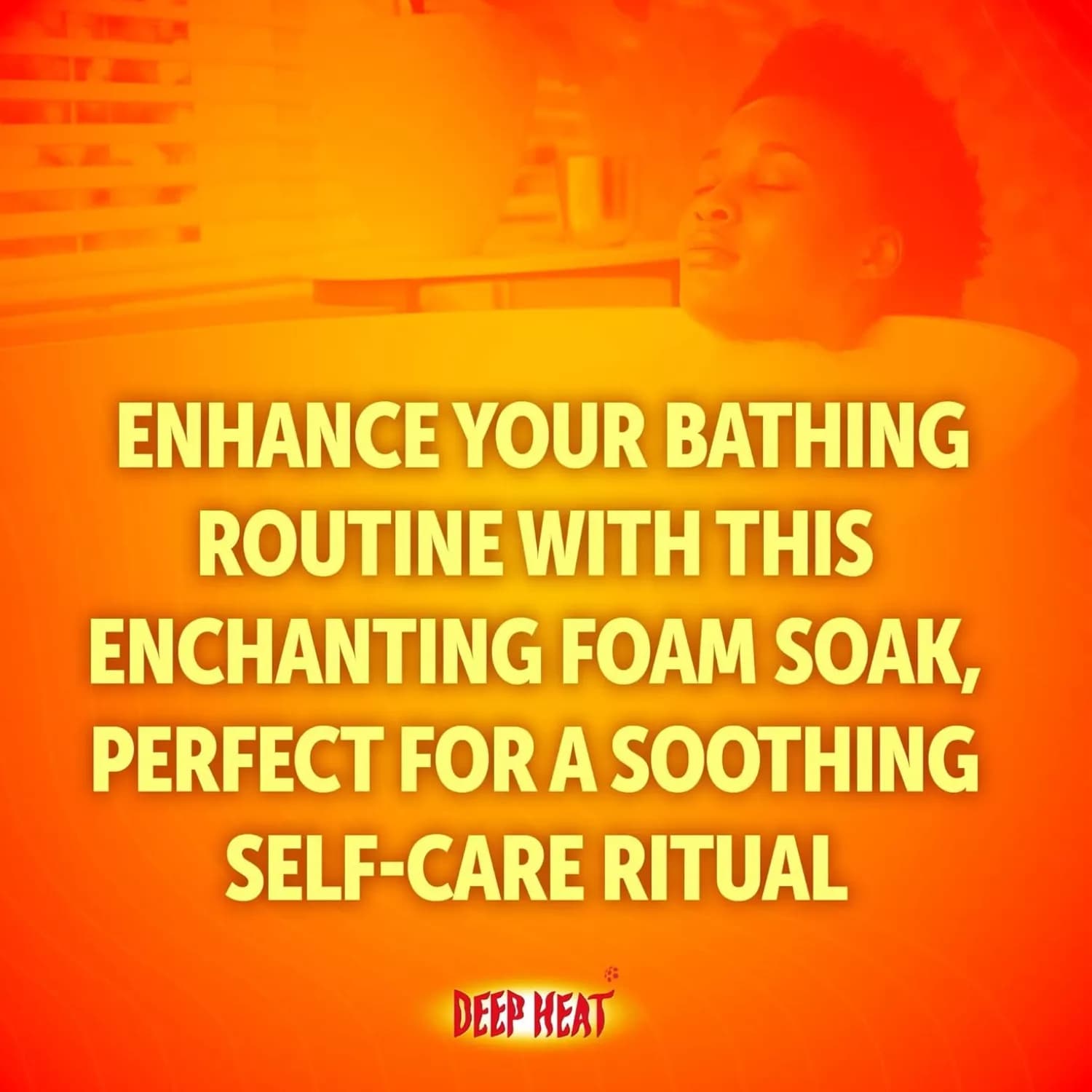2x Deep Heat Foam Bath Tonic 350ml
