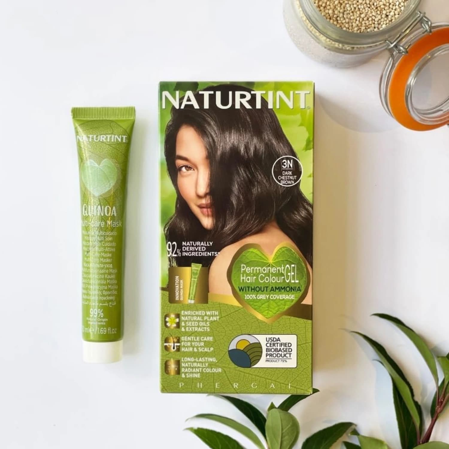 Naturtint Permanent Hair Colour Gel 3N Dark Chestnut Brown 170ml
