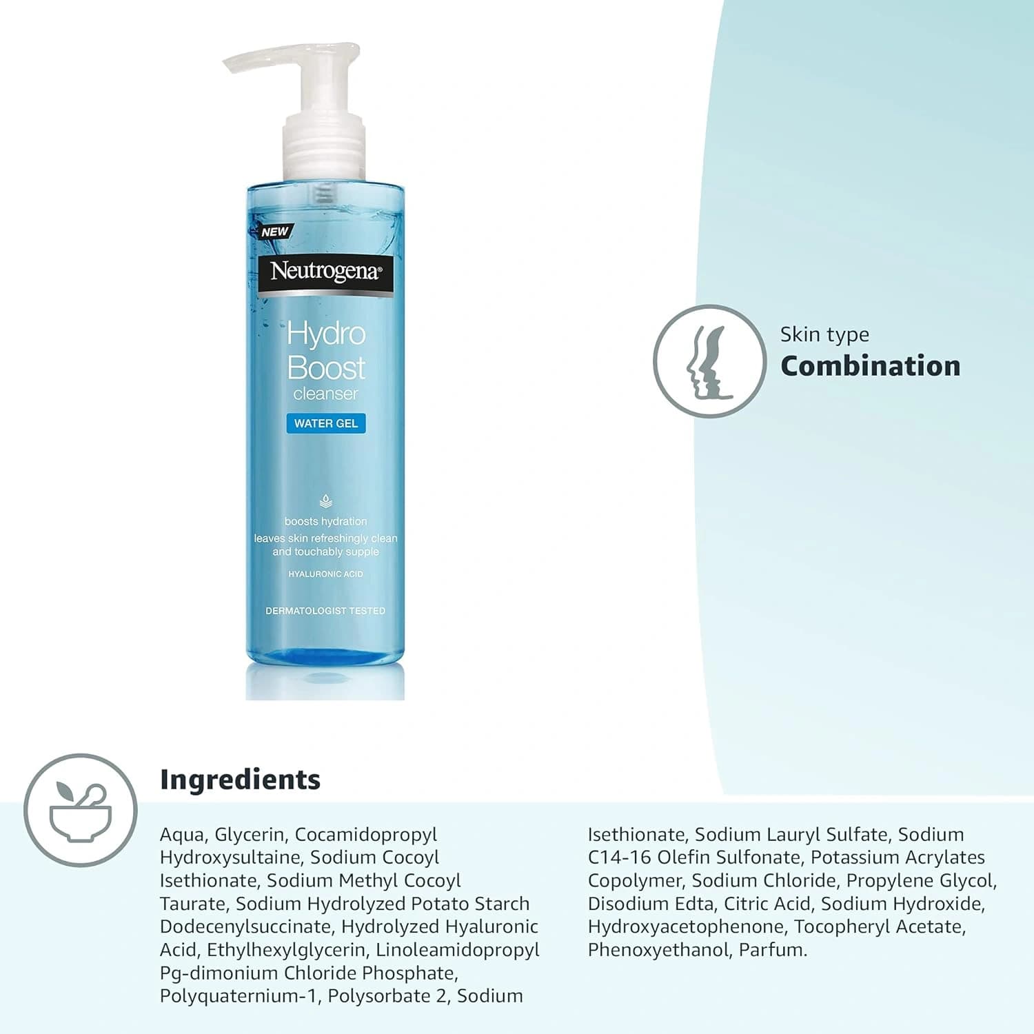 Neutrogena Hydro Boost Water Gel Cleanser 200ml