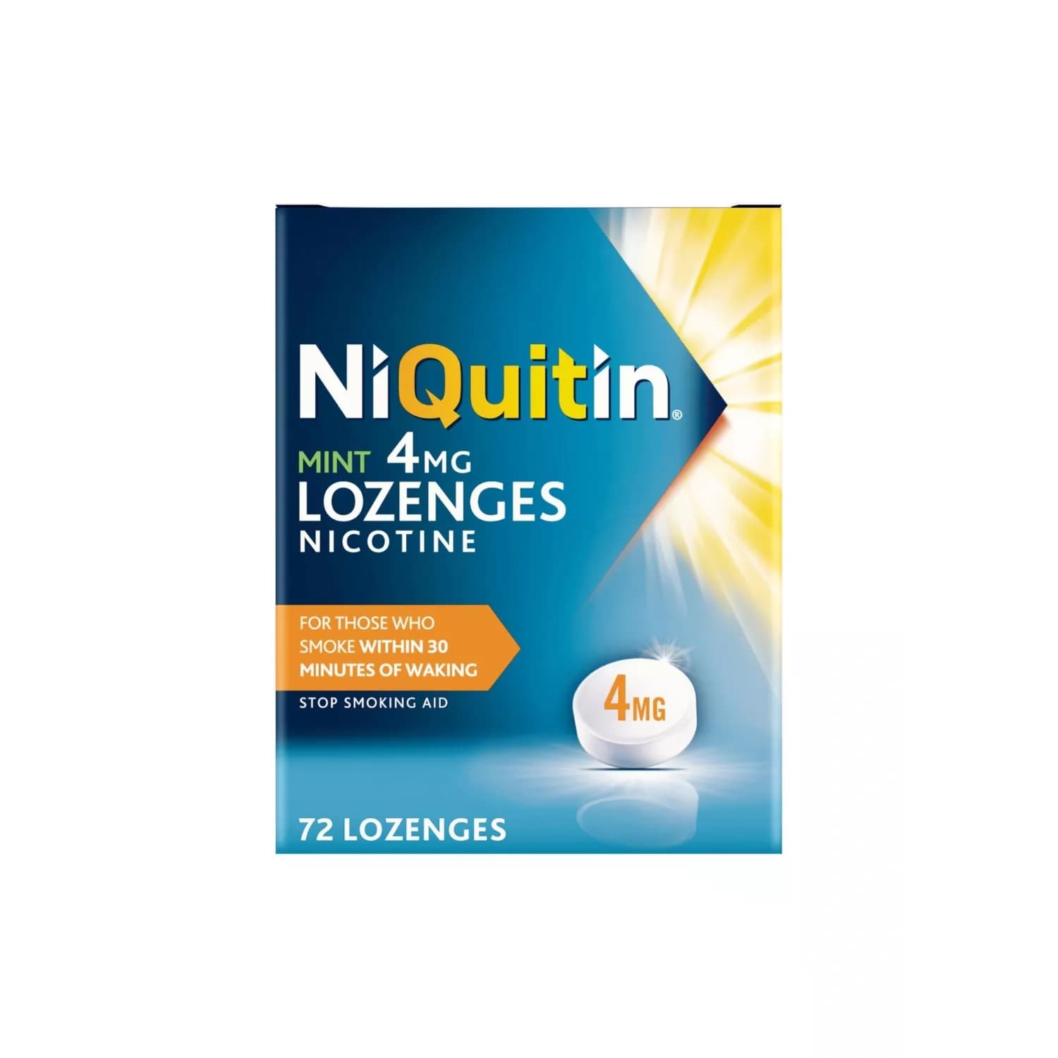 4x Niquitin Lozenges 4mg Mint 72 Lozenges