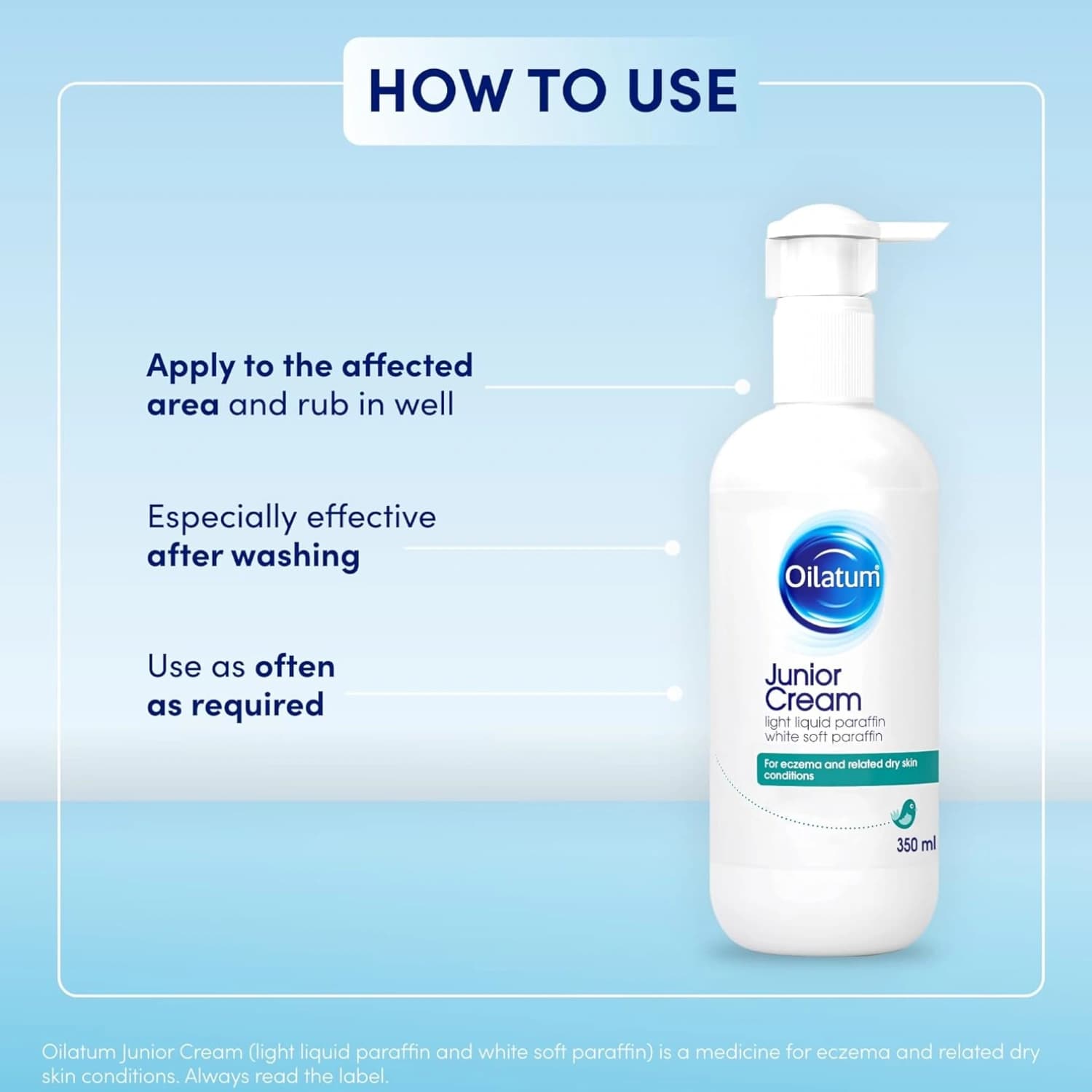 Oilatum Junior Cream for Eczema 350ml