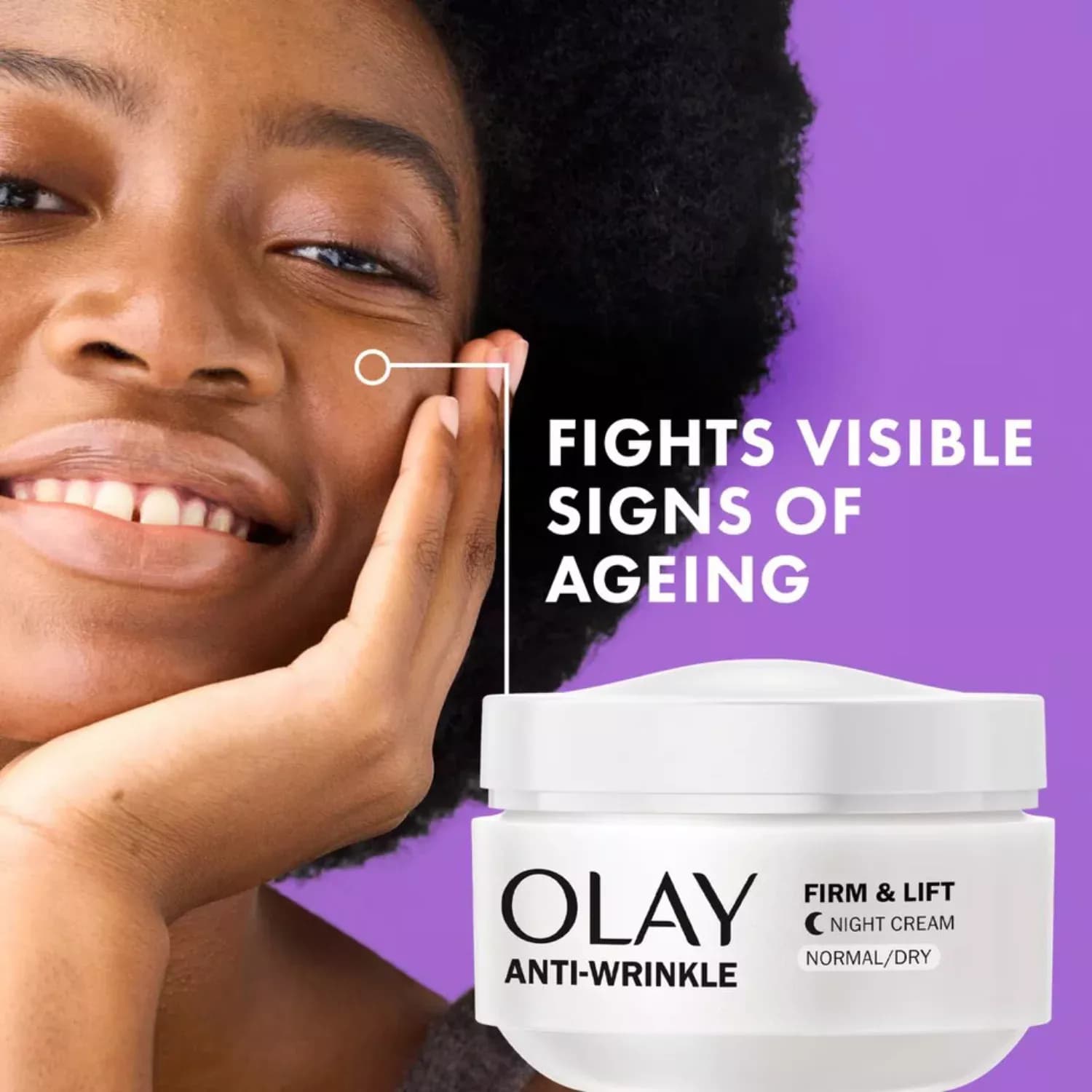 Olay Anti-Wrinkle Firm & Lift Night Cream Moisturiser 50ml