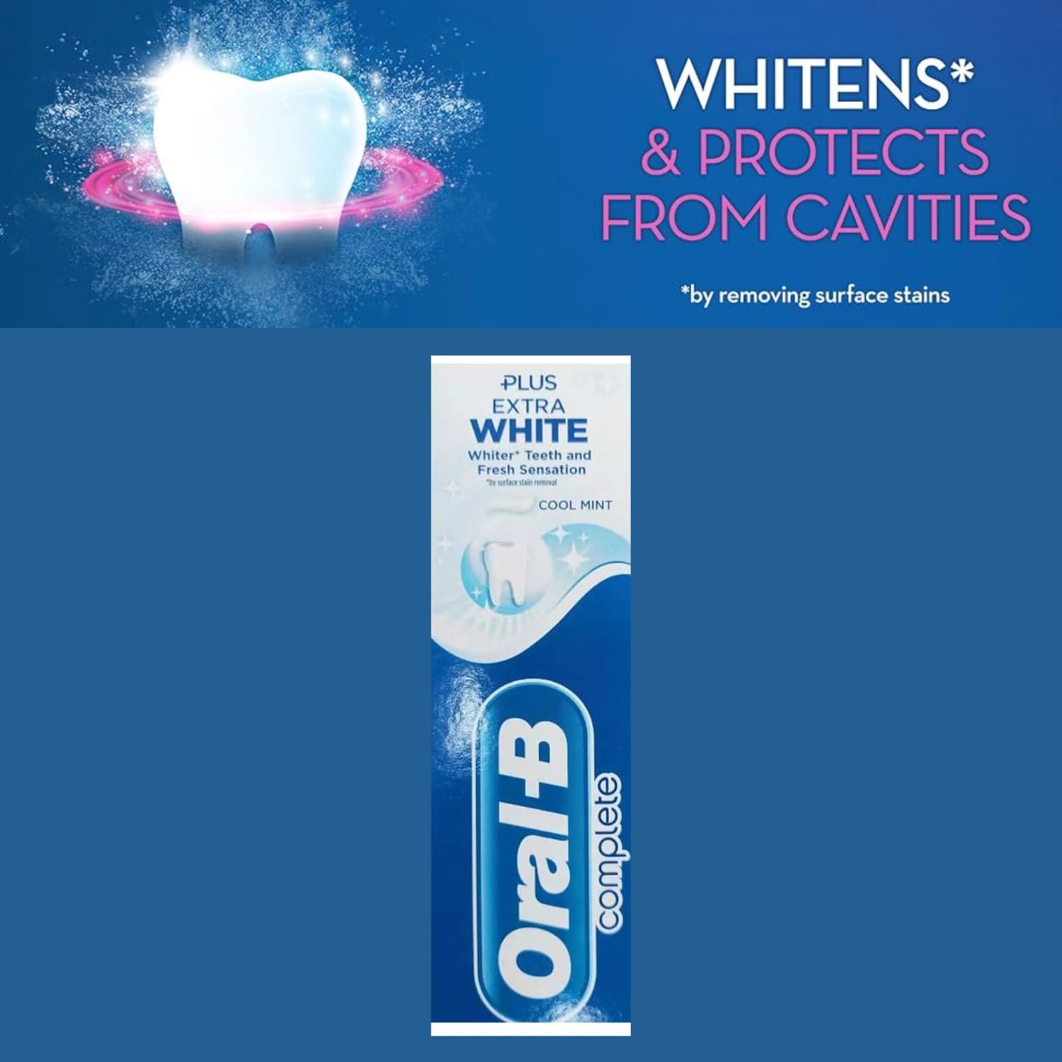 Oral-B Complete Plus Extra White Toothpaste 75ml
