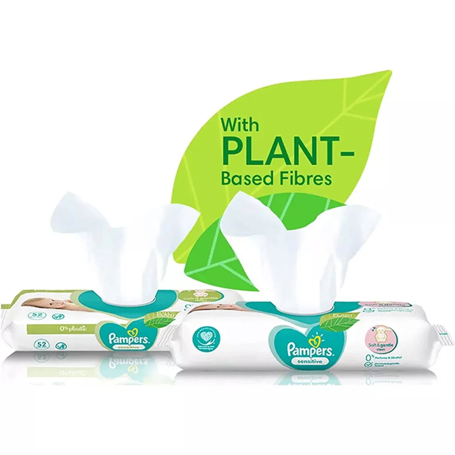 3x Pampers Sensitive Baby Wet Wipes Pack 52