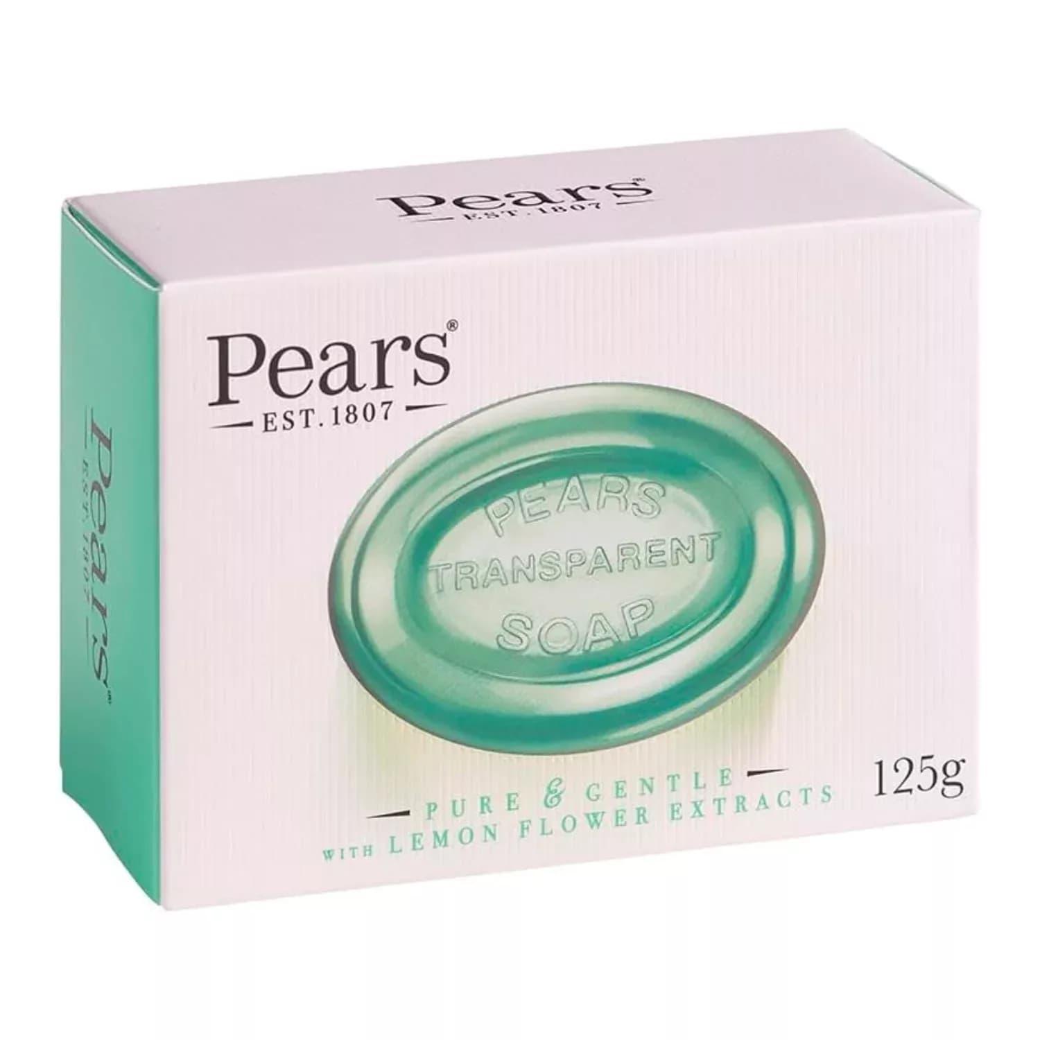 Pears Transparent Lemon Flower Extracts Soap 125g - Pack 12