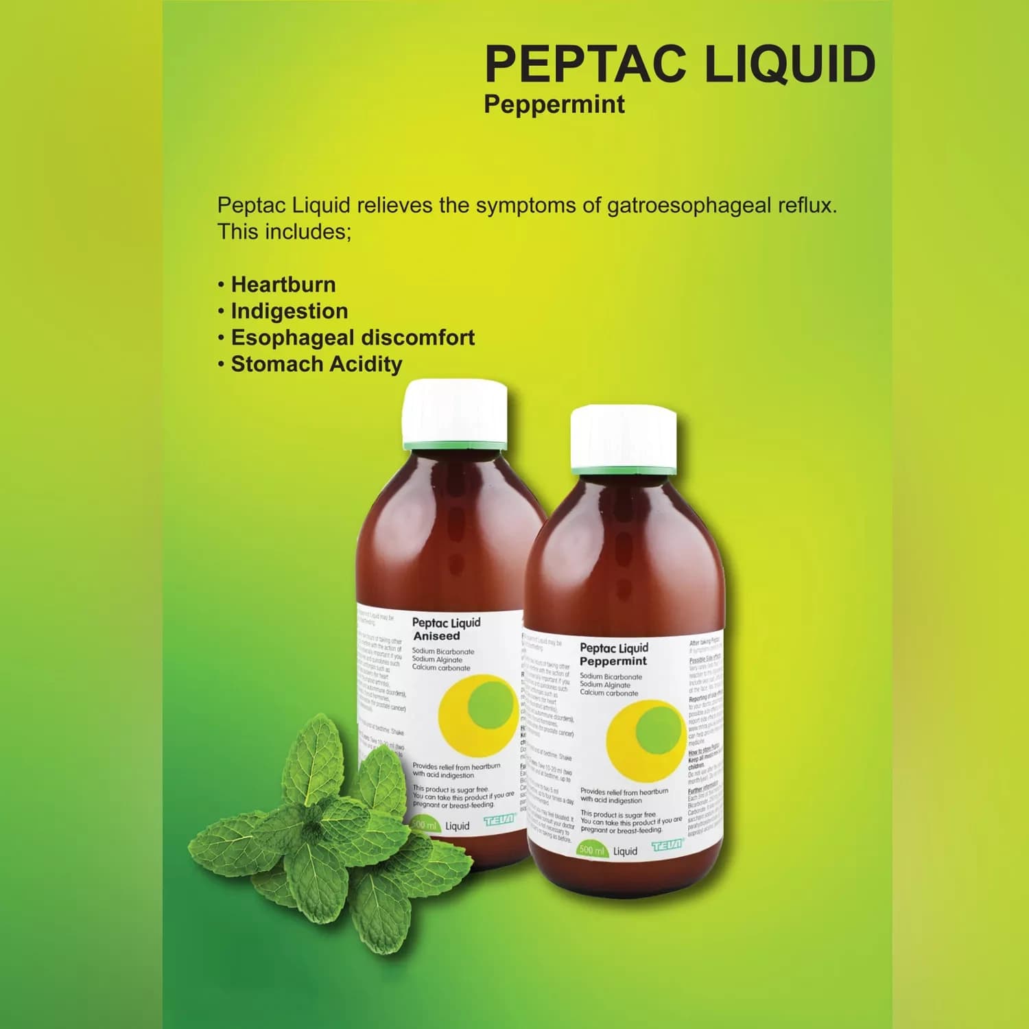 Peptac Liquid Peppermint 500ml