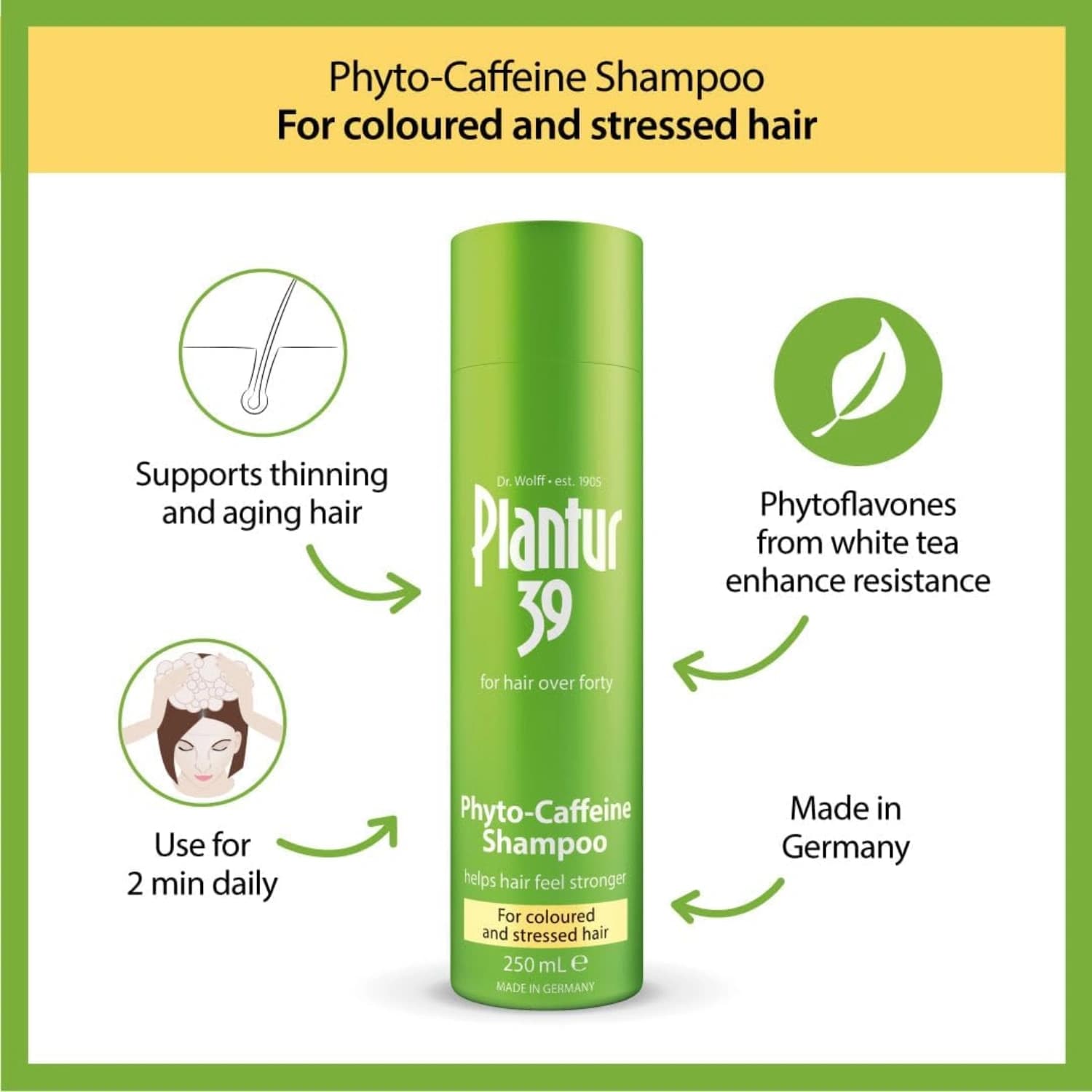 Plantur 39 Caffeine Shampoo Colour 250ml