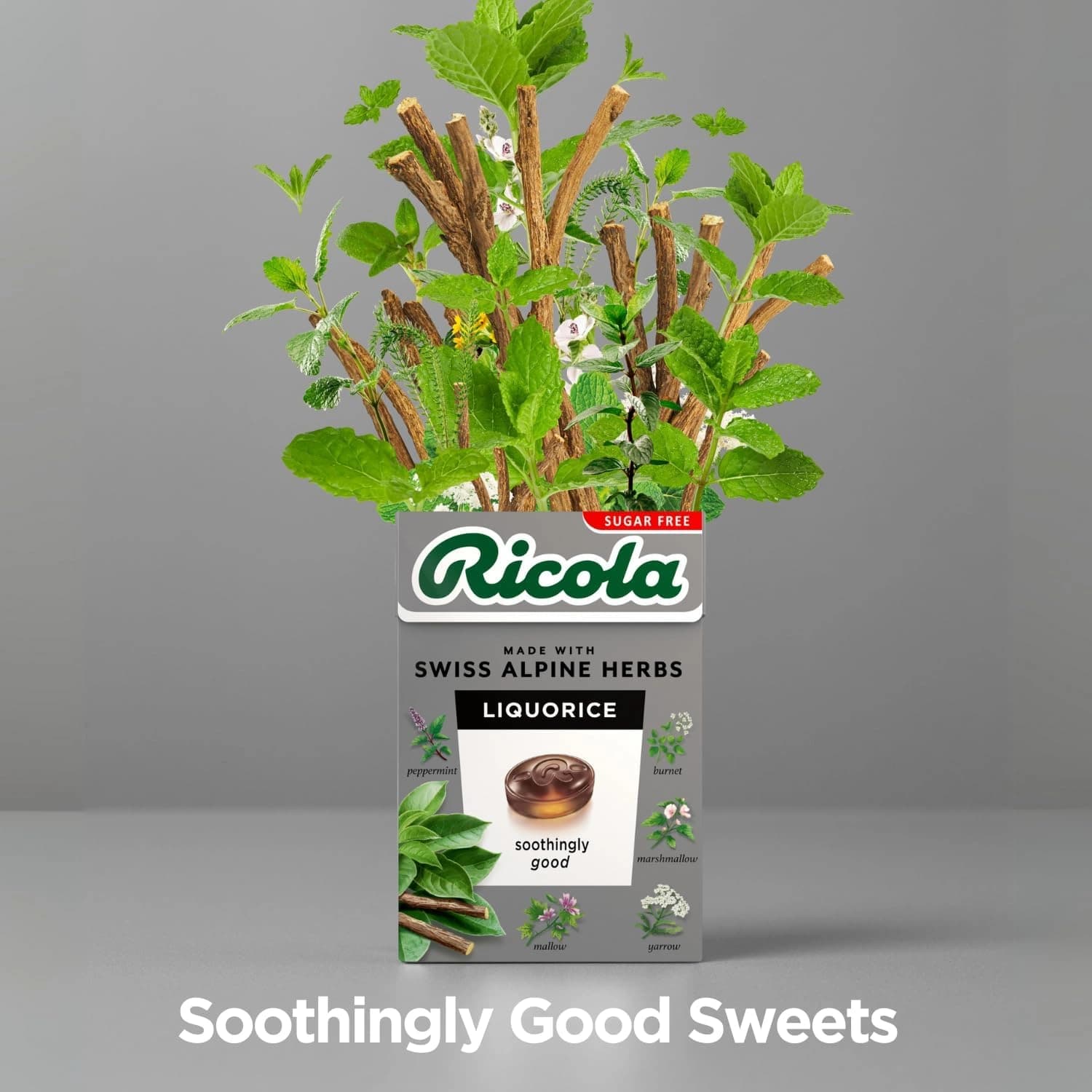 Ricola Liquorice Swiss Herbal Sweets 45g