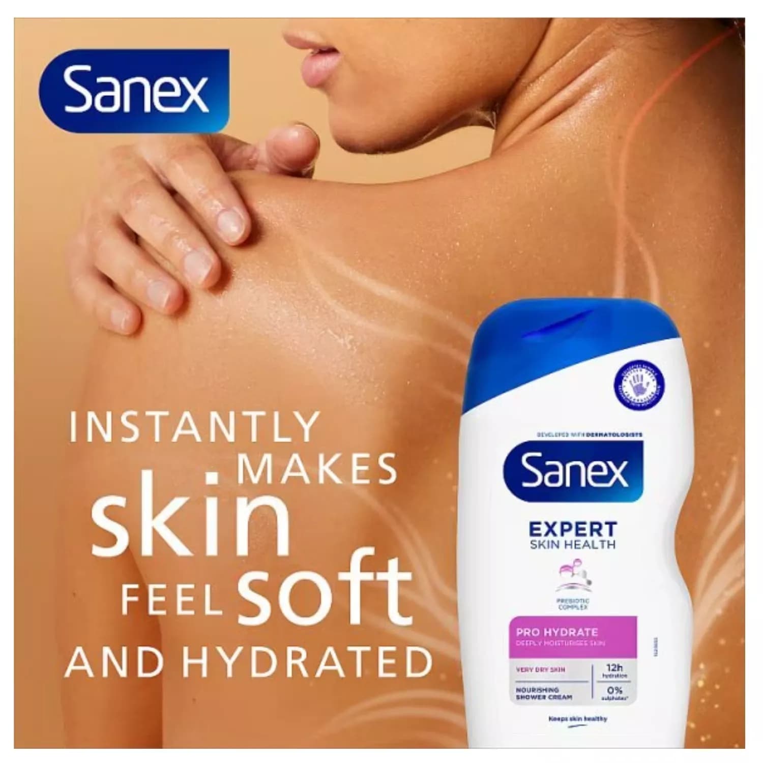 Sanex Shower Gel Dermo Pro Hydrate 450ml
