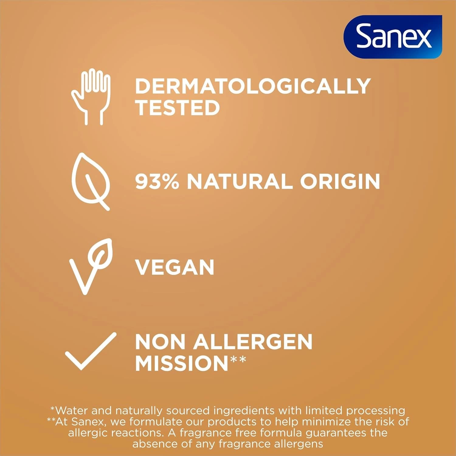 Sanex Zero% Hypoallergenic Sensitive Shower Gel 450ml