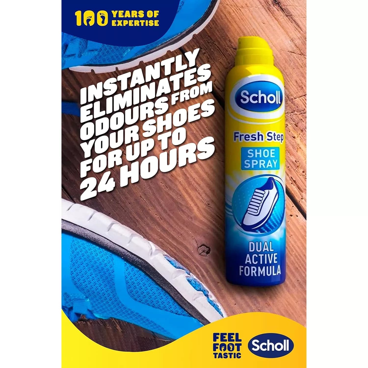 Scholl Fresh Step Shoe Spray 150ml - Pack of 3