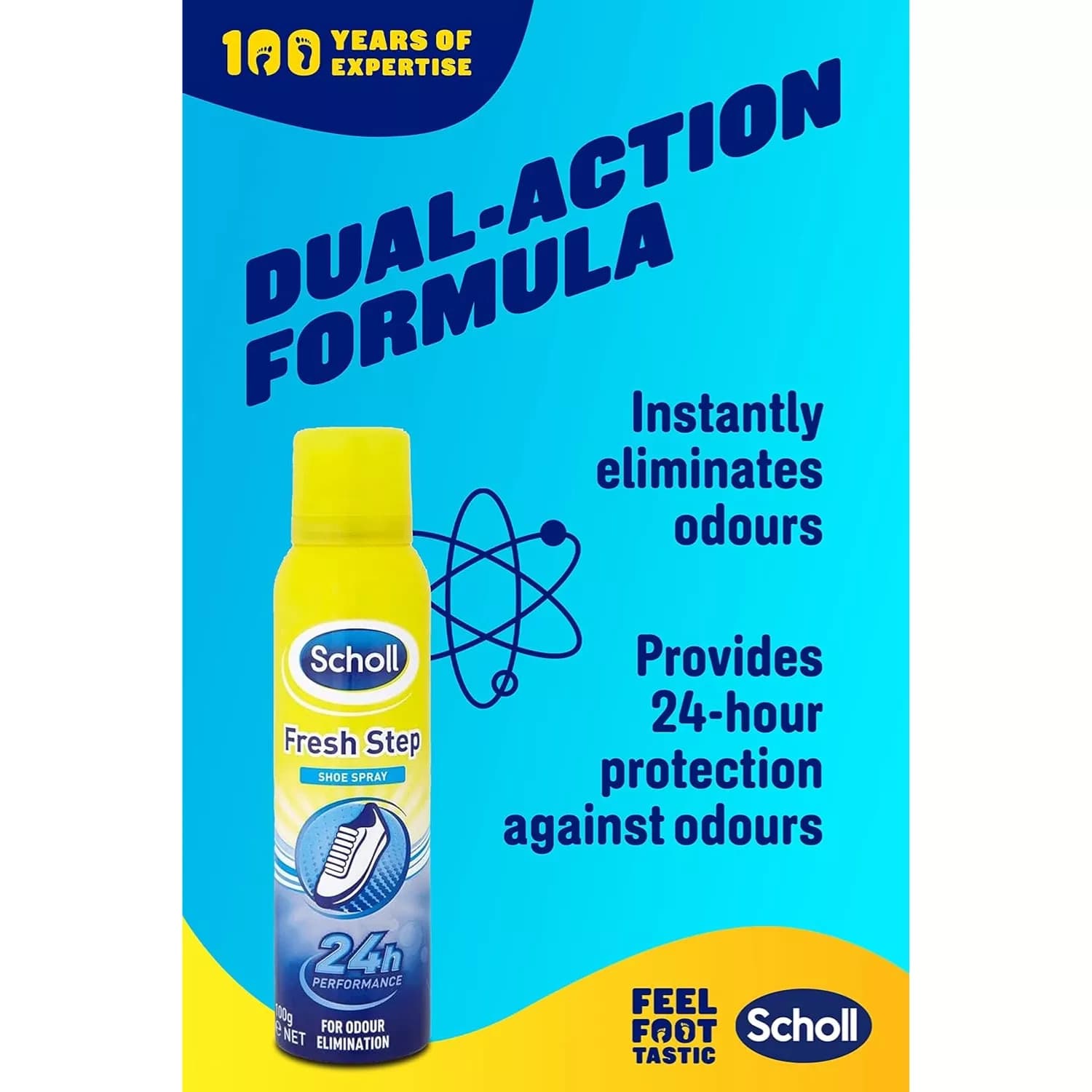 Scholl Fresh Step Shoe Spray 150ml - Pack of 3