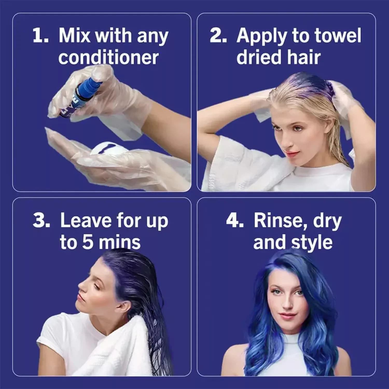 Schwarzkopf LIVE Colour Drops Crystal Blue 30ml