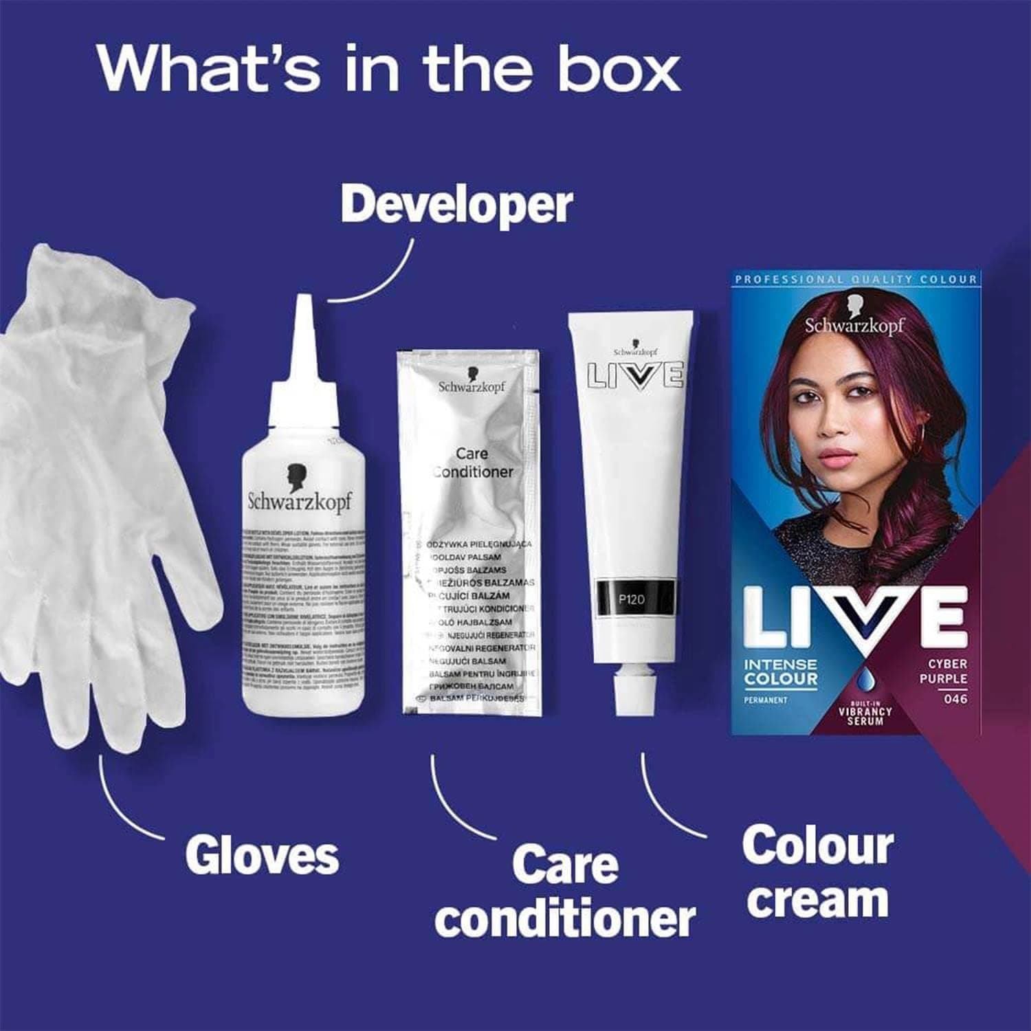 Schwarzkopf Live Intense Colour Cyber Purple 046