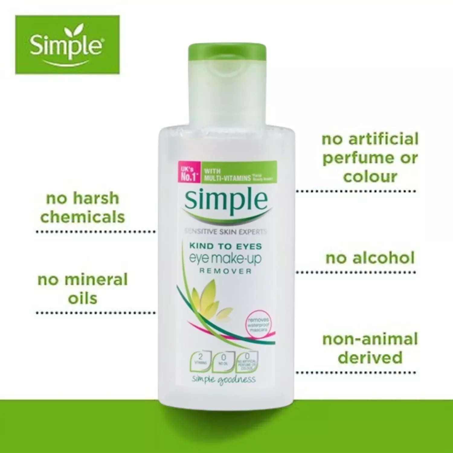 Simple Kind to Skin Eye Make-Up Remover 125ml