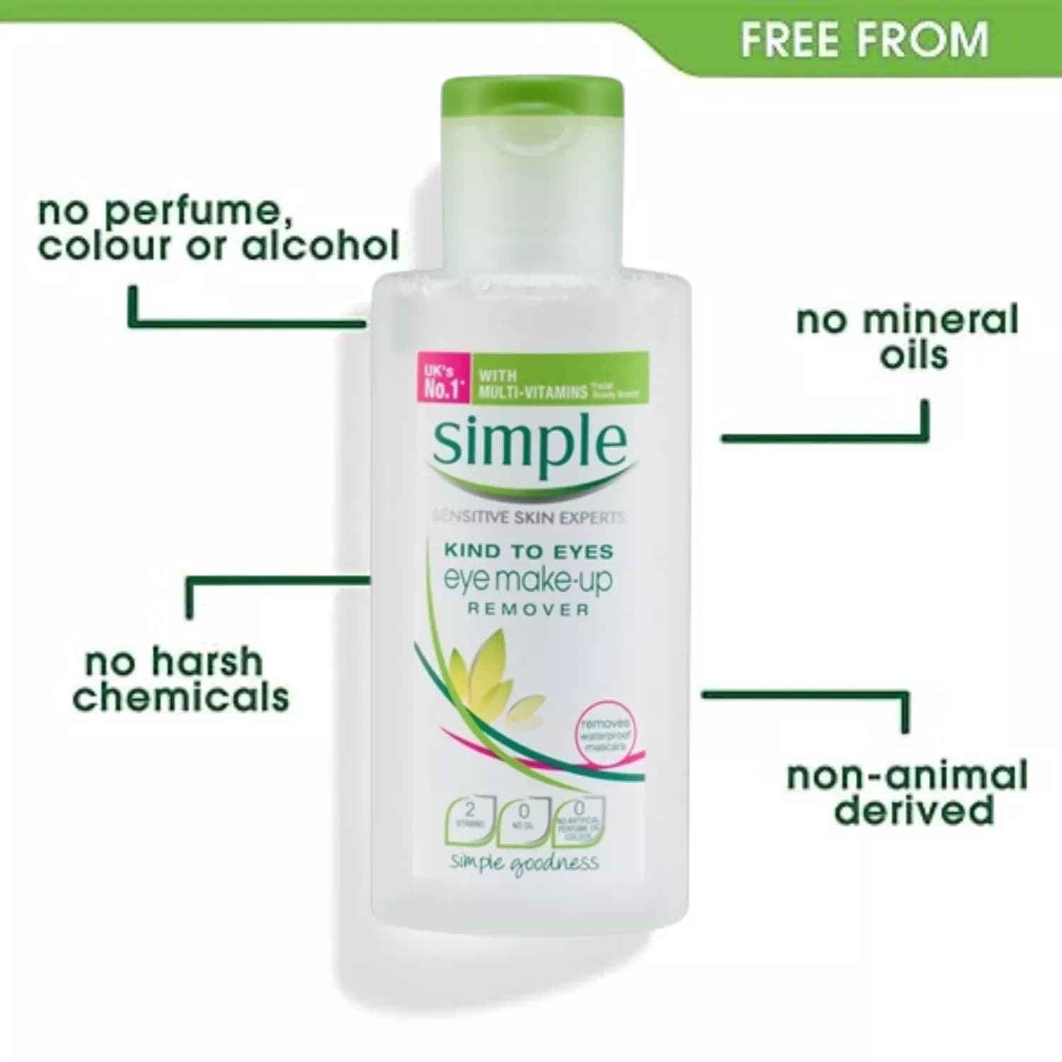 Simple Kind to Skin Eye Make-Up Remover 125ml