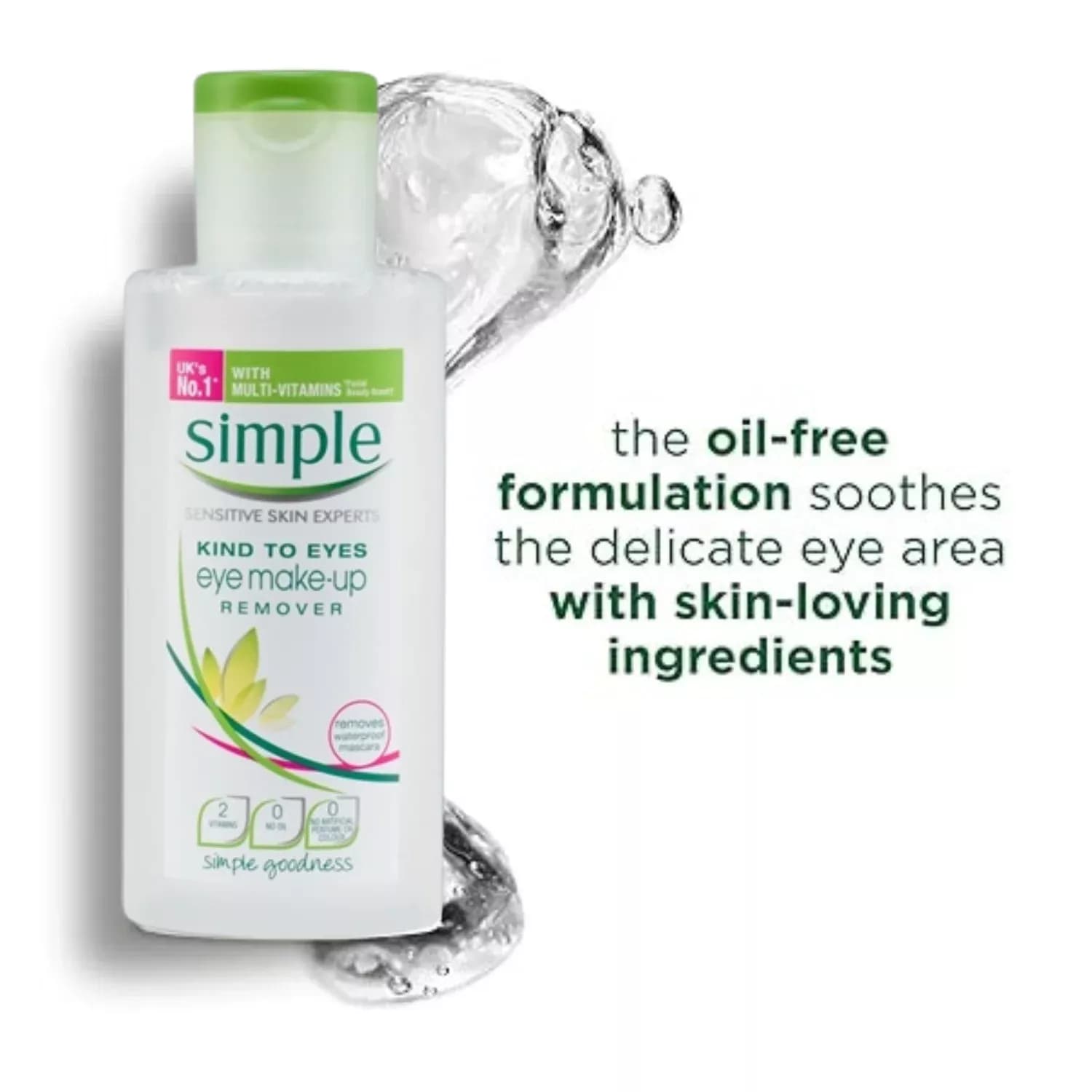 Simple Kind to Skin Eye Make-Up Remover 125ml