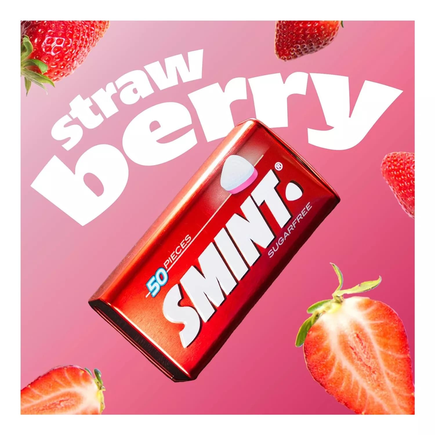 Smint XXL Strawberry Sugar free 50 Mints