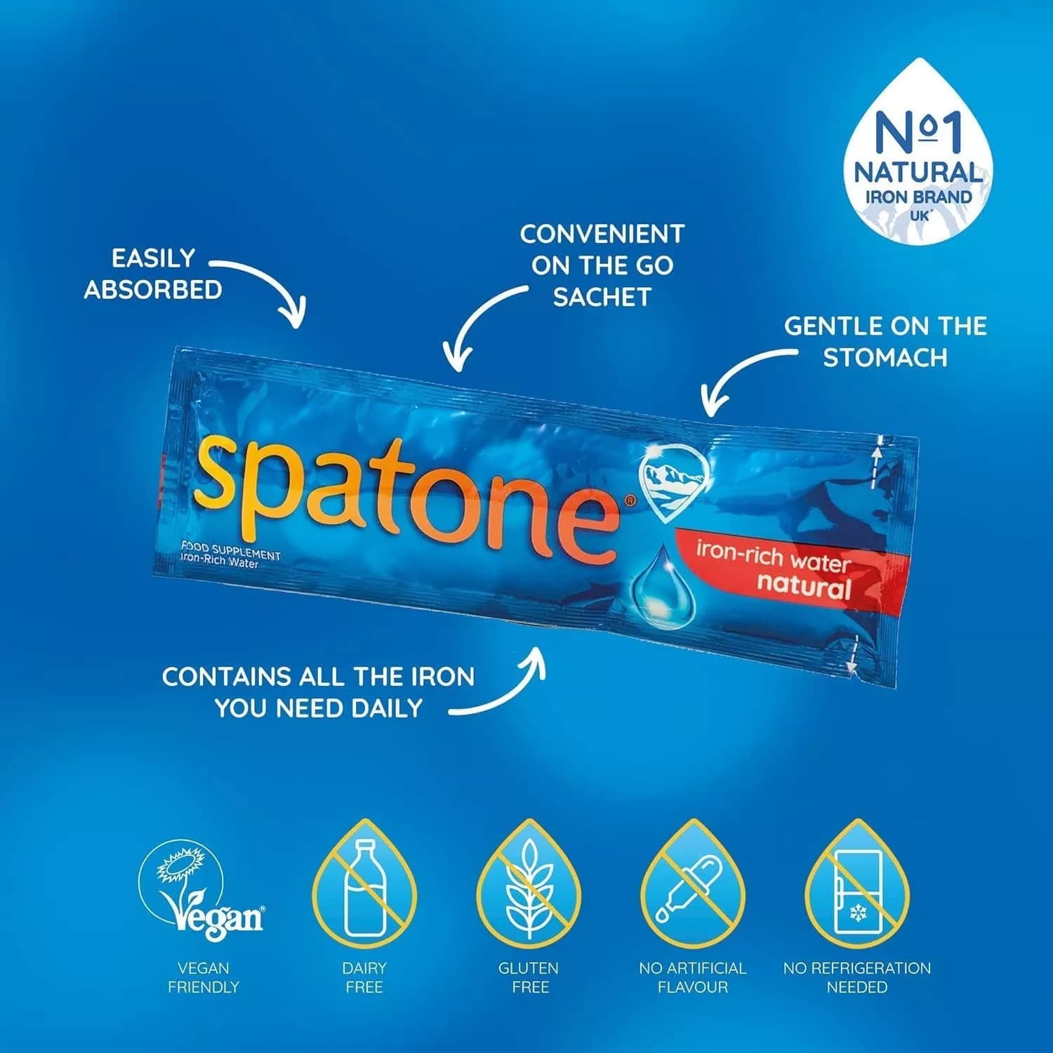 Spatone 100% Natural Iron Supplement 14 Sachets