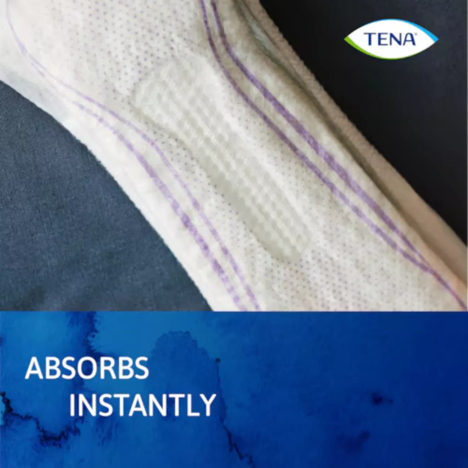 Tena Lady Extra Plus White Pads 8 Count