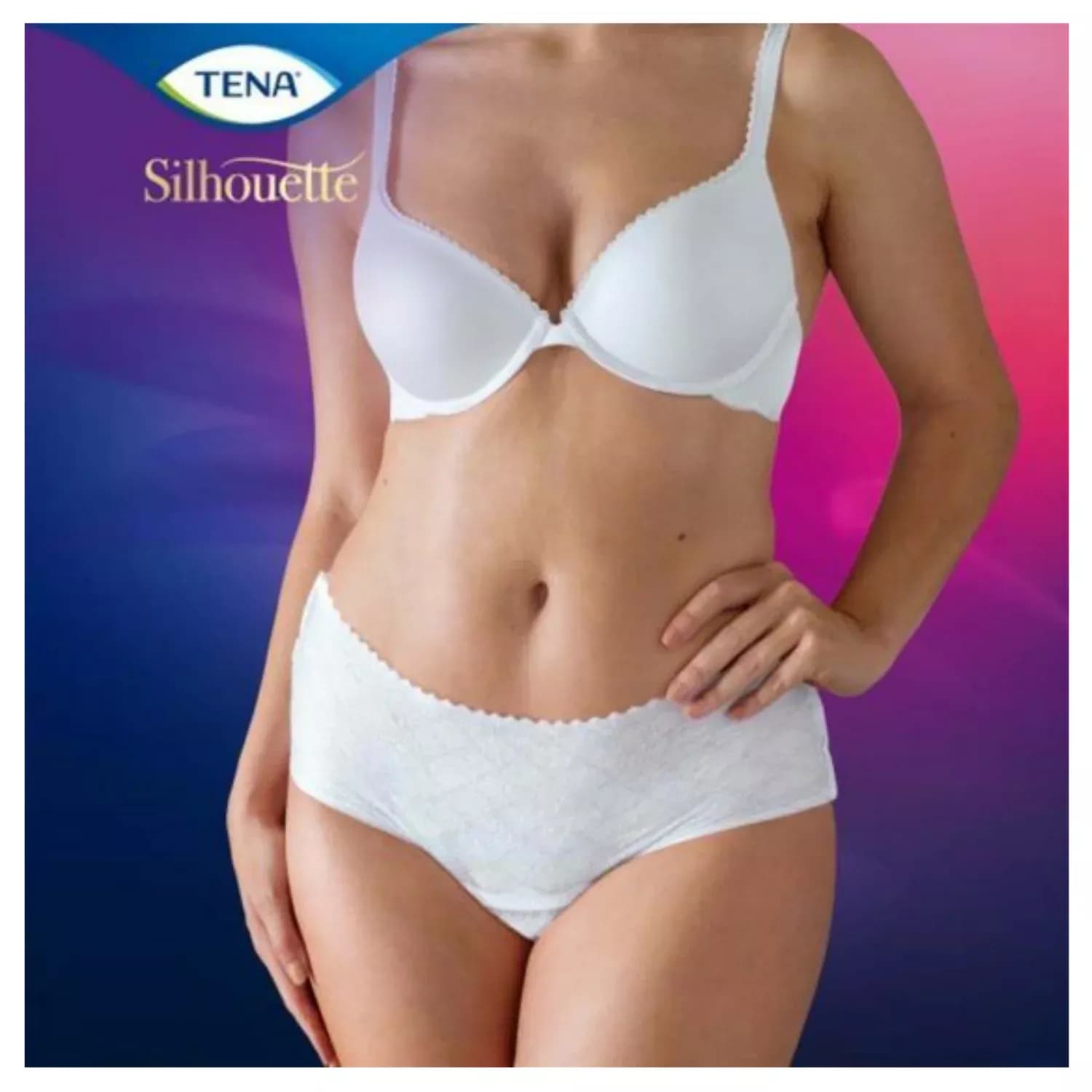 TENA Silhouette Normal Blanc Pants Large 10s