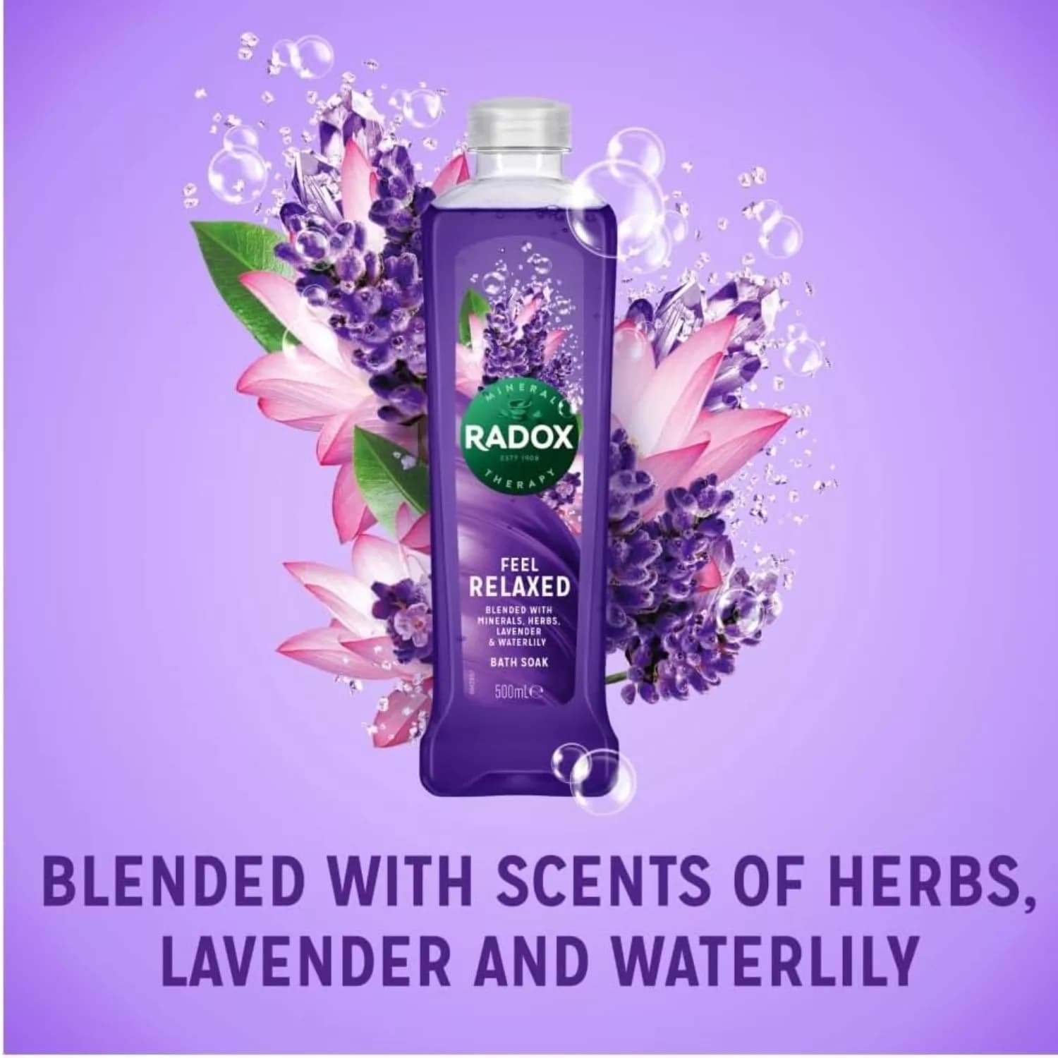 Radox Mineral Therapy Feel Relaxed Bath Soak 500ml