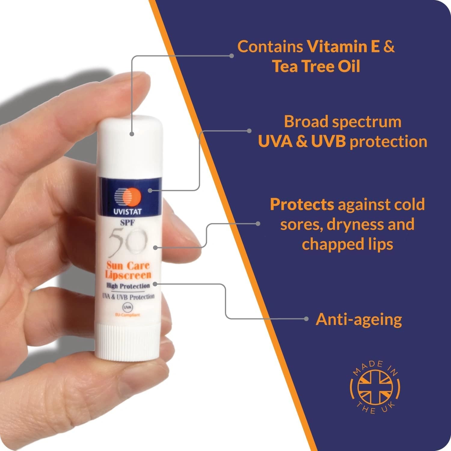 Uvistat Sun Care Lipscreen SPF50 5g